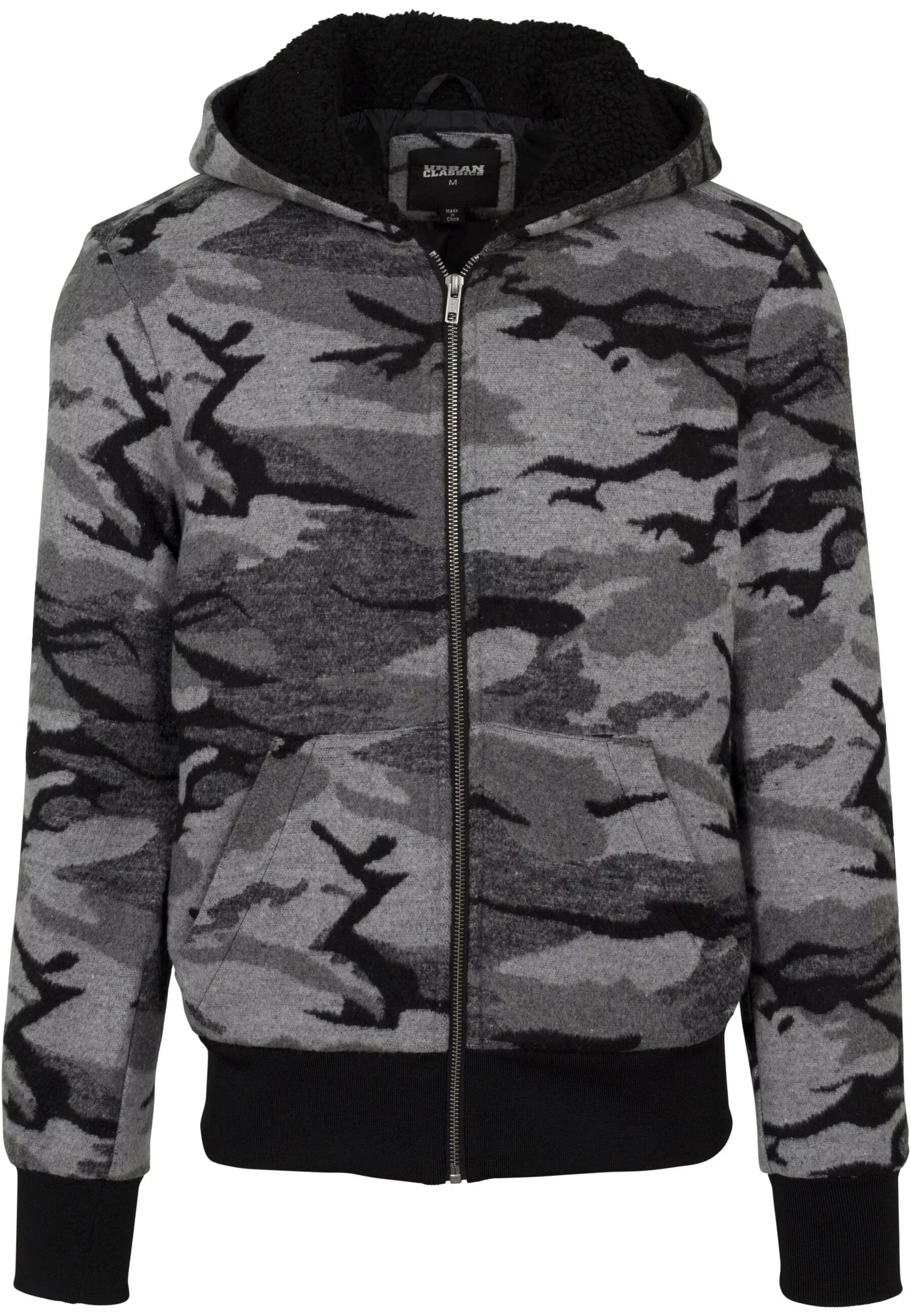 URBAN CLASSICS Winterjacke "Urban Classics Herren Camo Zip Jacket", (1 St.) günstig online kaufen