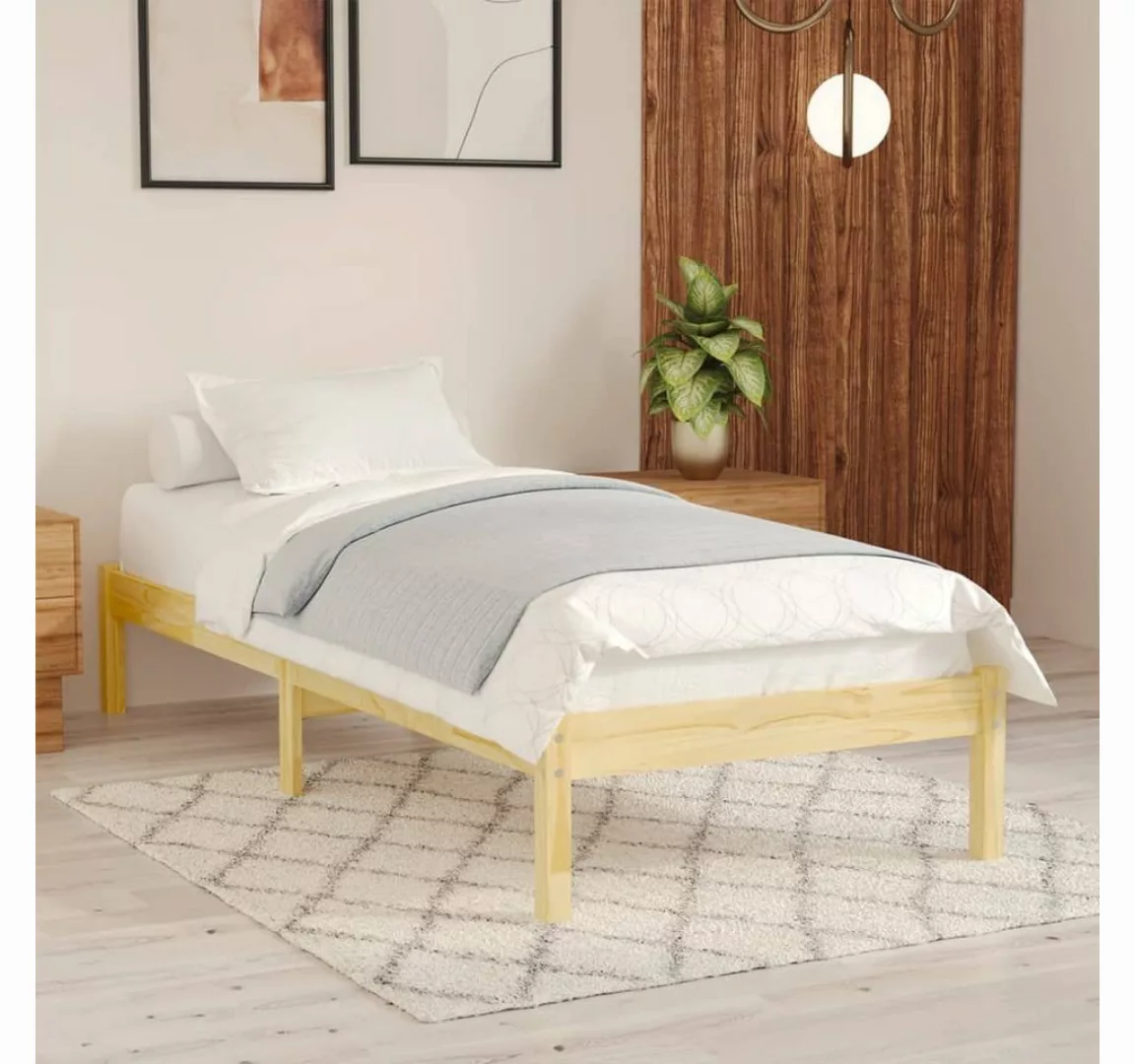 furnicato Bett Massivholzbett Kiefernholz 100x200 cm günstig online kaufen