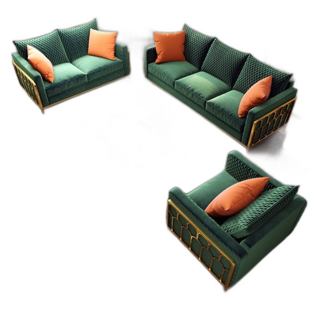 Xlmoebel Sofa Ledersitzgarnitur 3+1 Sitzer Design Couch Polster Sofa, Herge günstig online kaufen