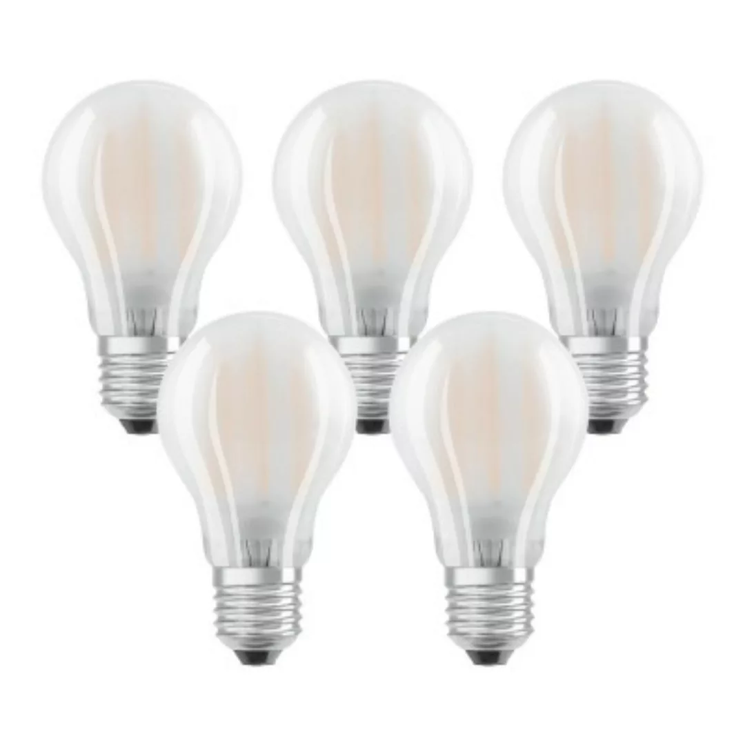OSRAM LED-Lampe E27 Base CL A 6,5W 4.000K matt 5er günstig online kaufen