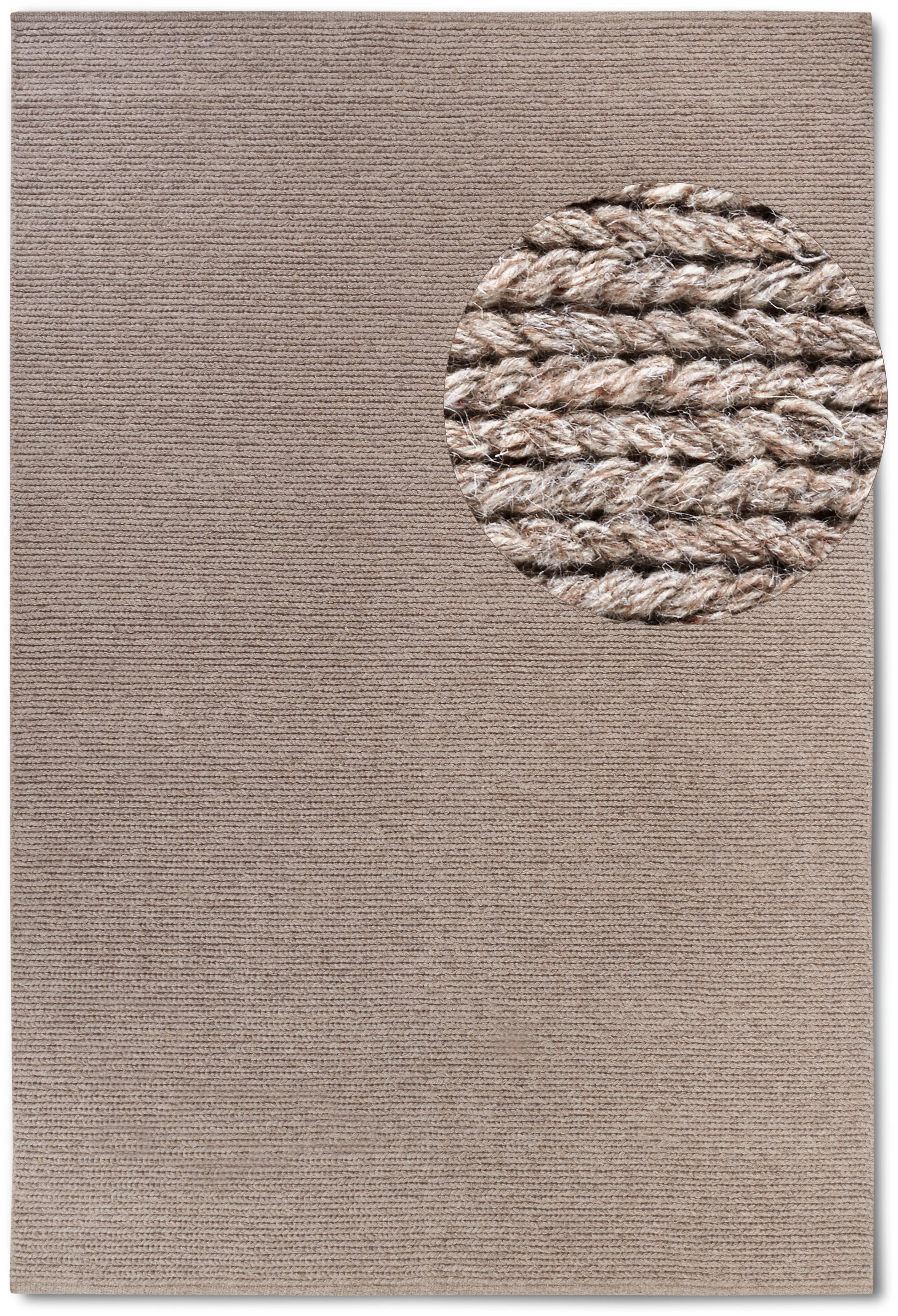 Villeroy & Boch Teppich »Francois«, rechteckig, Handgewebt, Wolle, Natur, W günstig online kaufen