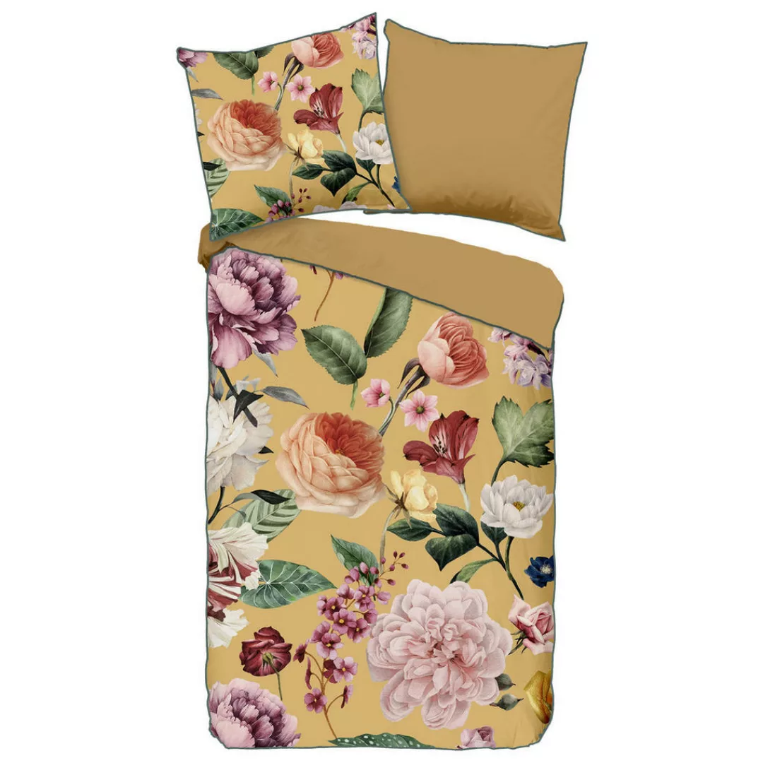 Baumwoll Bettwäsche Fiori Satin günstig online kaufen