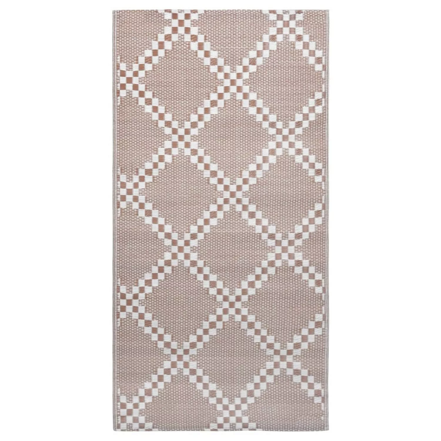 vidaXL Outdoorteppich Braun 120x180 Cm Pp 643953 günstig online kaufen