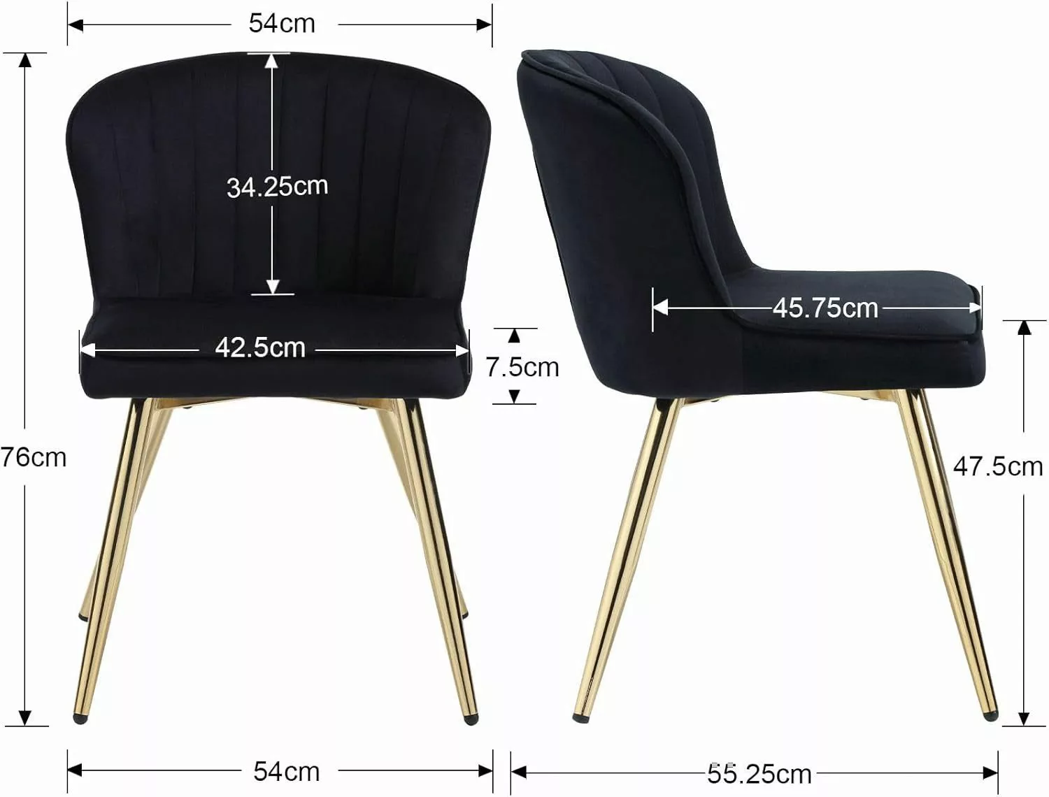 WAHSON OFFICE CHAIRS Esszimmerstuhl 2er Set, günstig online kaufen