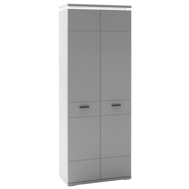 expendio Garderobenschrank Adon 1 Arktis grau tiefgezogen, 76x198x38 cm günstig online kaufen