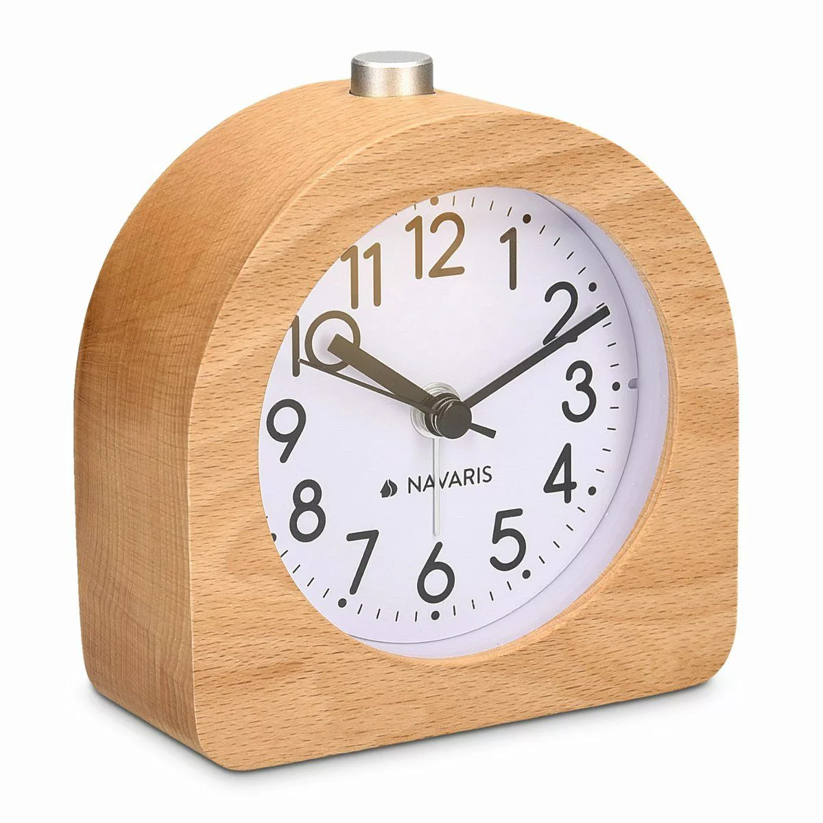 Navaris Wecker Retro Wecker aus Holz günstig online kaufen