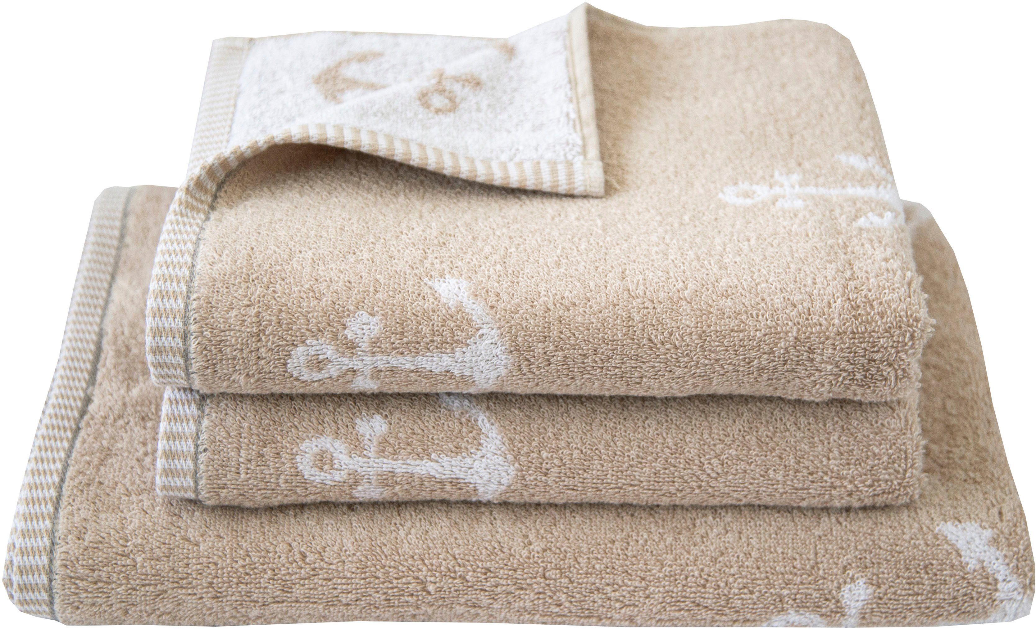 Dyckhoff Duschtuch Maritim, Block Stripe, Frottier günstig online kaufen