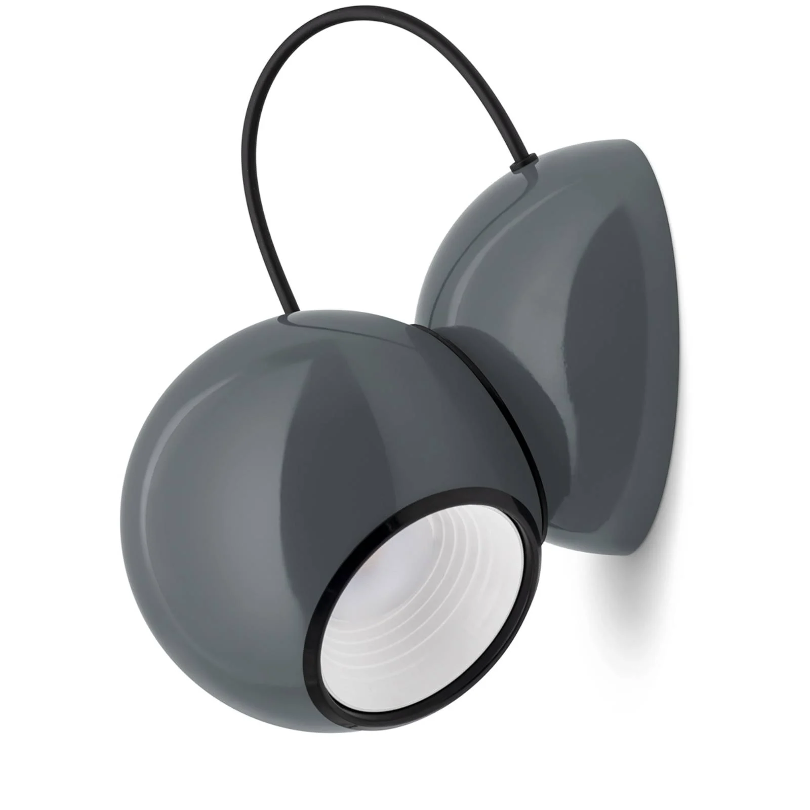 Stilnovo Gravitino LED-Wandlampe drehbar grau günstig online kaufen