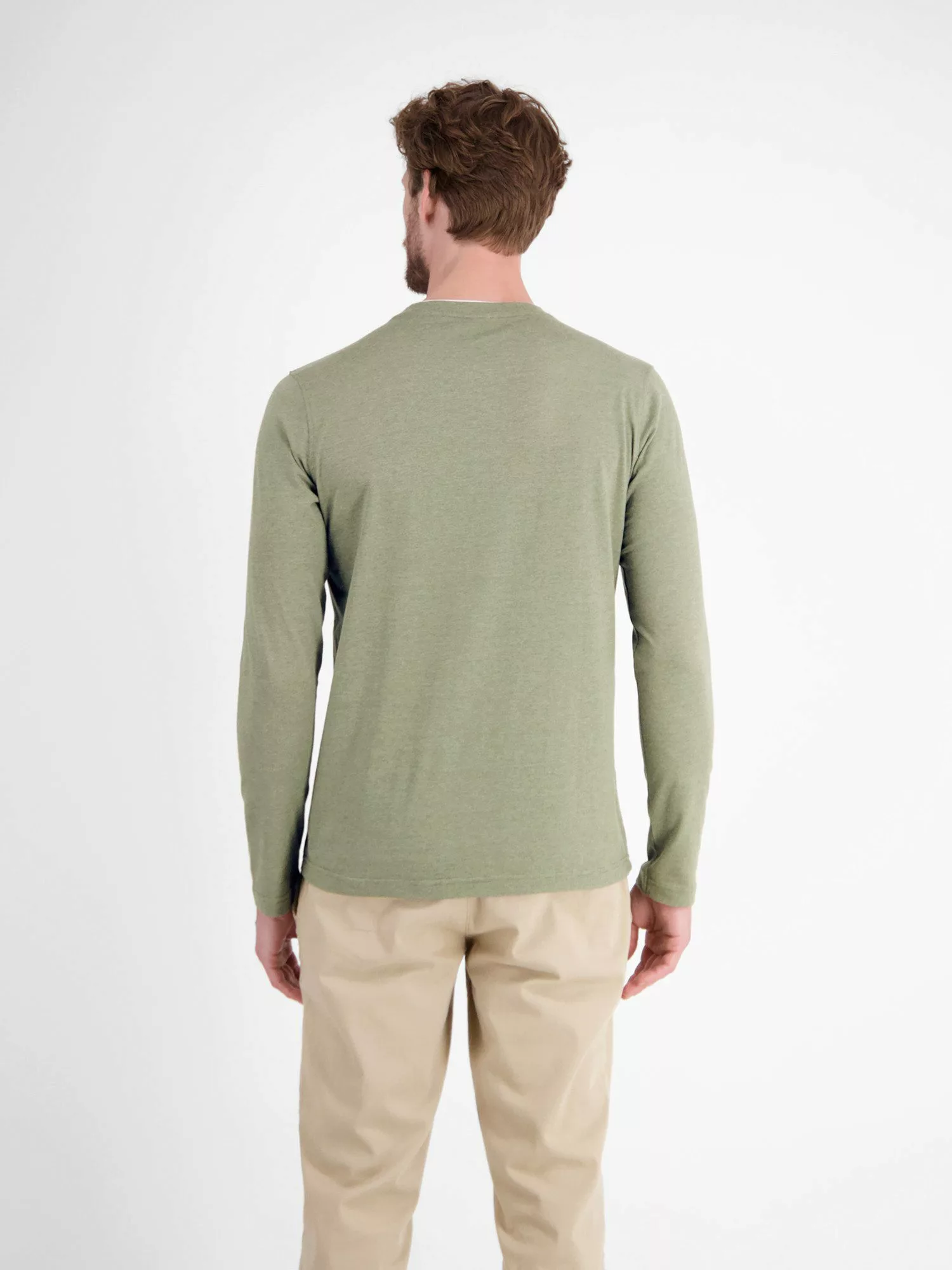 LERROS Sweatshirt LERROS Serafino-Langarmshirt für Herren günstig online kaufen