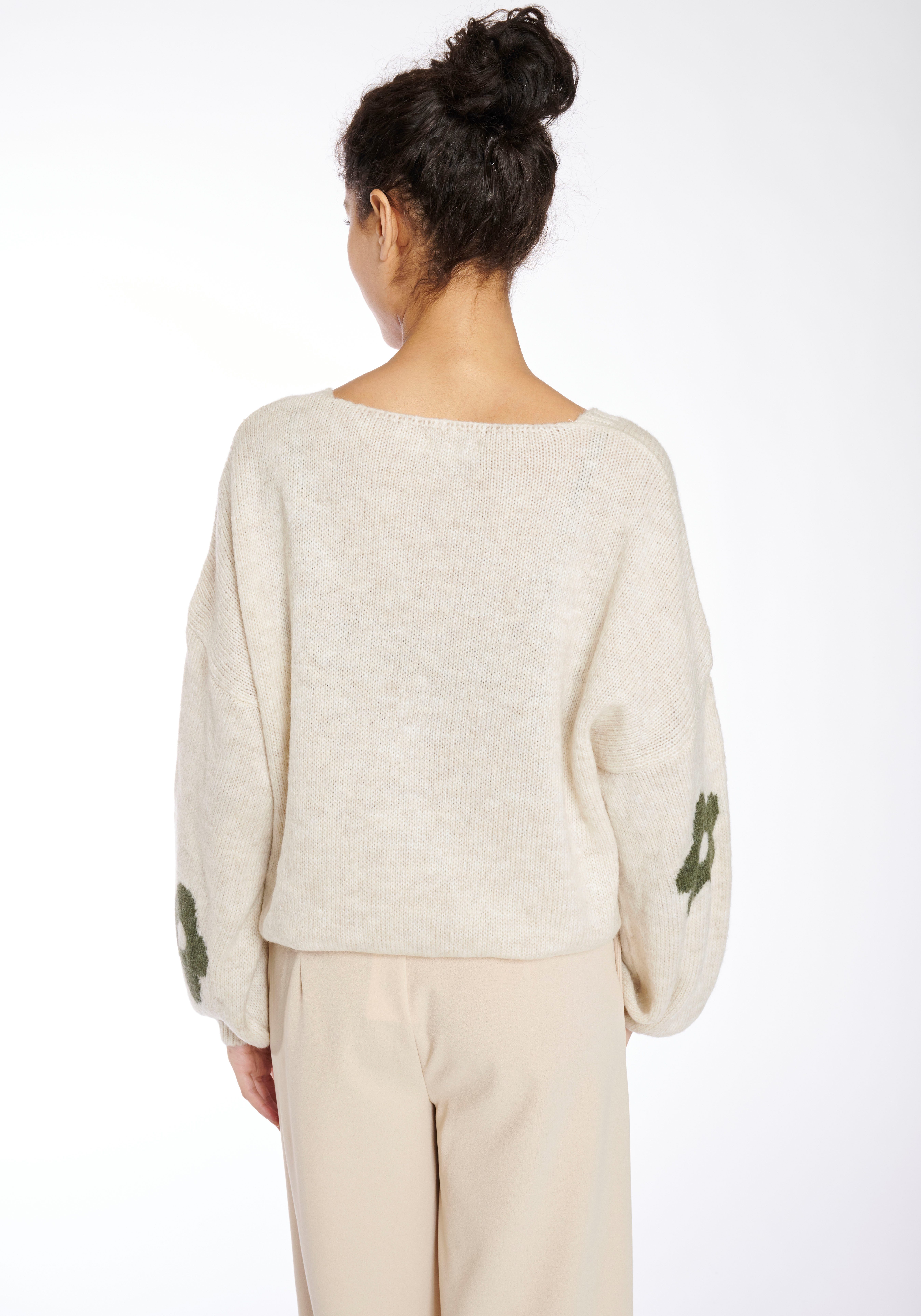 HaILY’S Strickjacke LS A CD Fl44ower günstig online kaufen