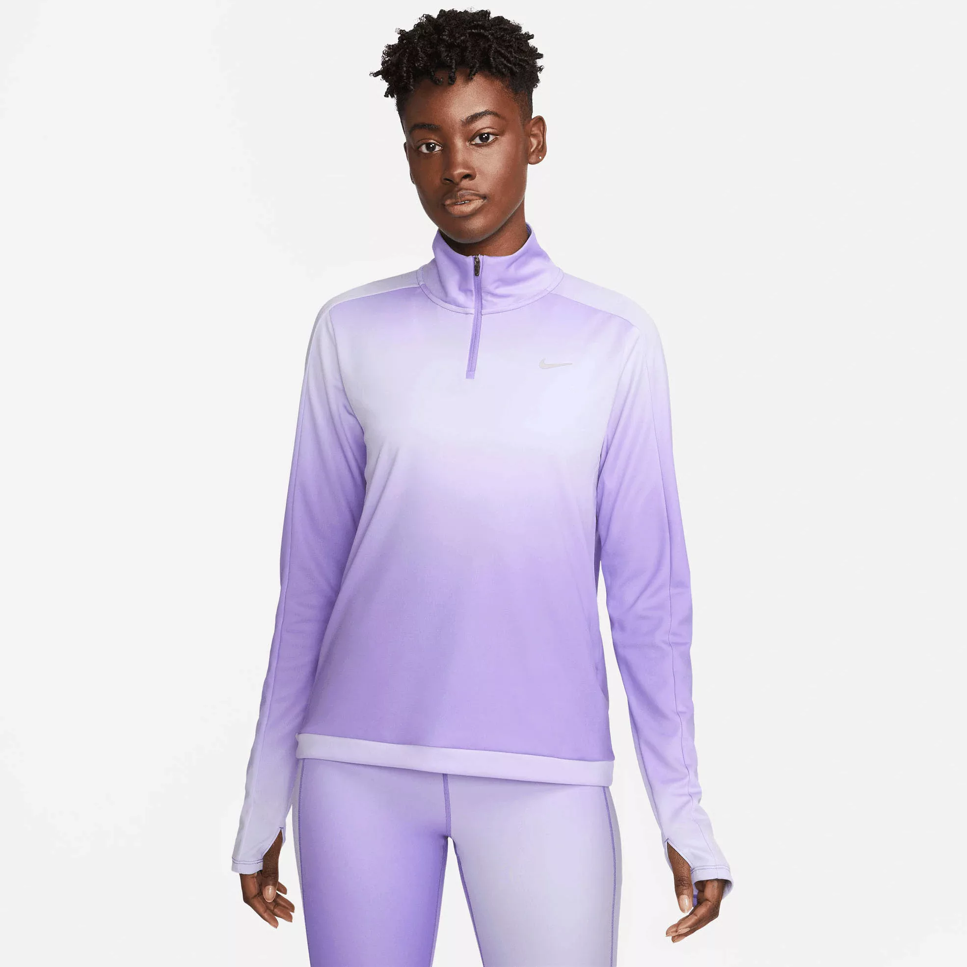 Nike Laufshirt "Dri-FIT Swoosh Womens Printed Half-Zip Top" günstig online kaufen