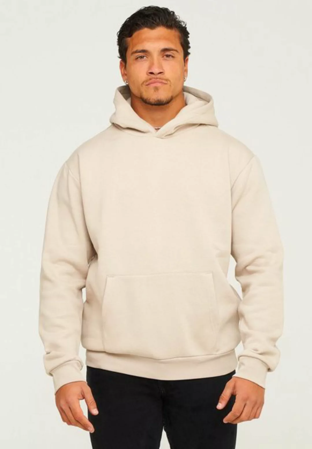 behype Hoodie BHHOBART Herren Basic Oversized Hoodie Raglan Kapuzenpullover günstig online kaufen