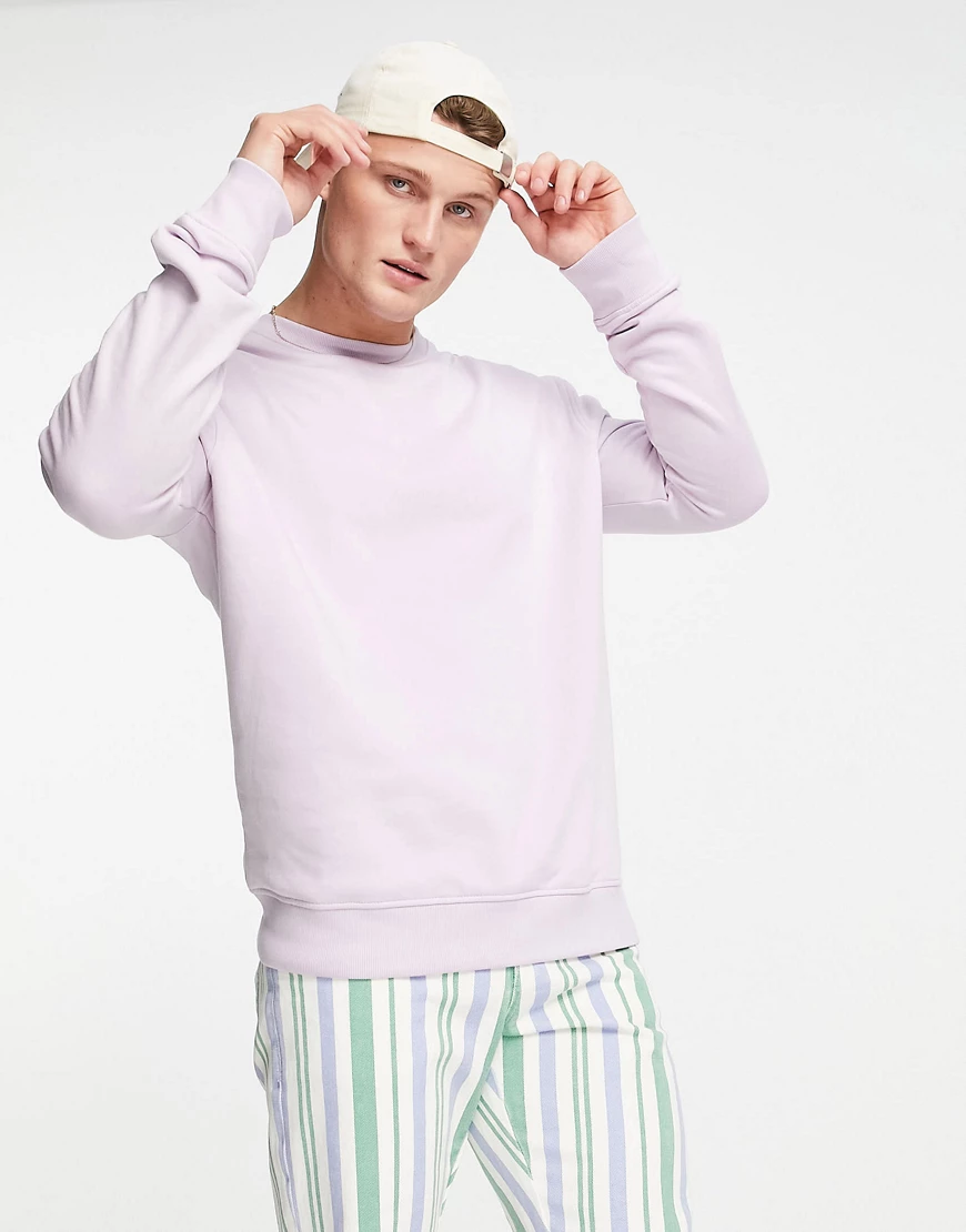 New Look – Sweatshirt in Flieder, Kombiteil-Violett günstig online kaufen