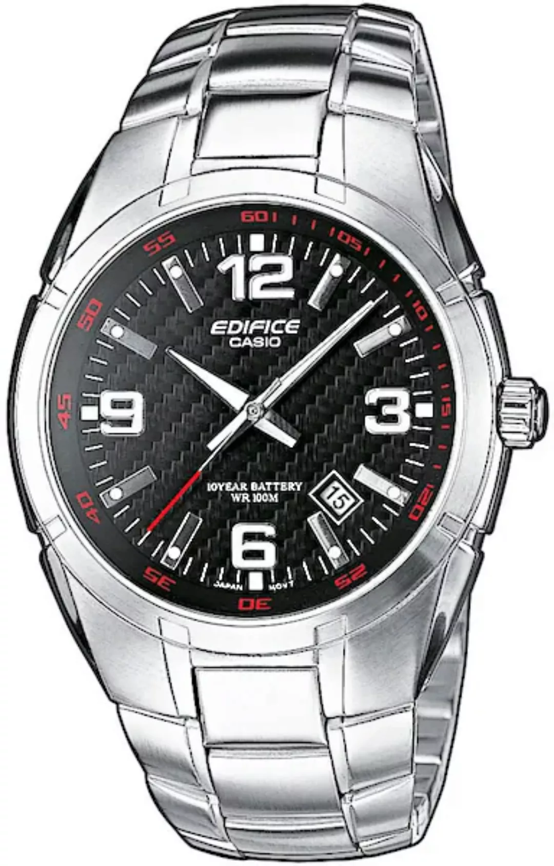 CASIO EDIFICE Quarzuhr »EF-125D-1AVEG«, Armbanduhr, Herrenuhr, bis 10 bar w günstig online kaufen