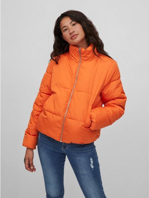 Vila Winterjacke Kurze Puffer Stepp Jacke mit Stehkragen VITATE 6129 in Ora günstig online kaufen