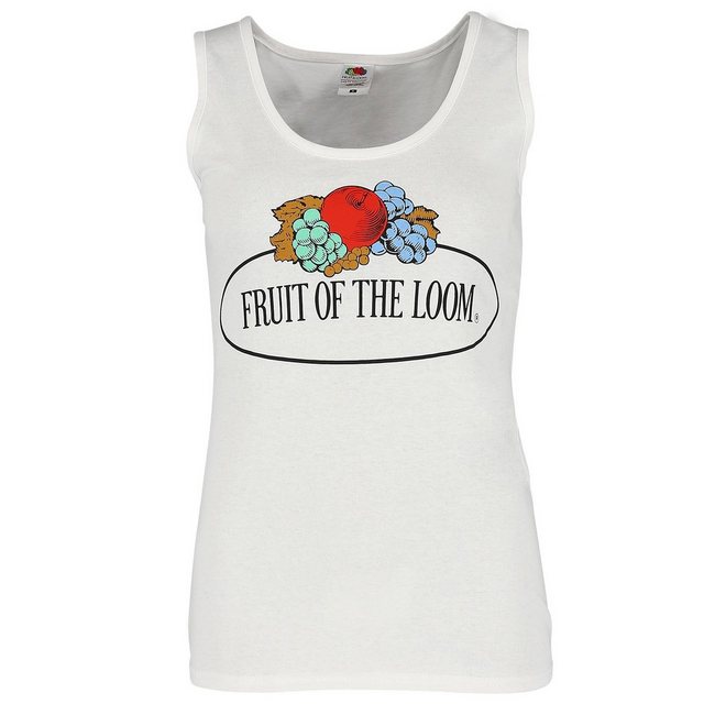 Fruit of the Loom T-Shirt √§rmelloses Damen T-Shirt mit Vintage-Logo günstig online kaufen