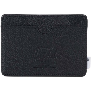 Herschel  Geldbeutel Charlie  Tile Black Pebbled Leather günstig online kaufen