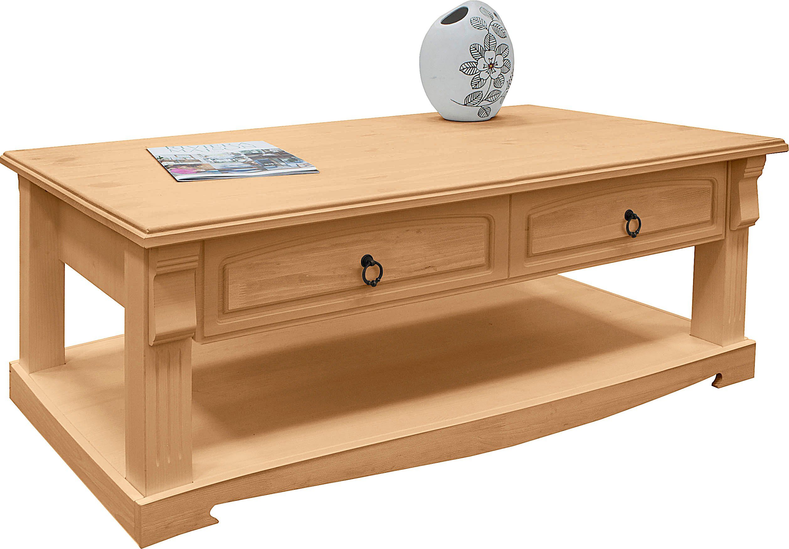 Home affaire Couchtisch "Anna", (Gesamtmaße (B/T/H): ca. 120/65/43 cm), Kaf günstig online kaufen