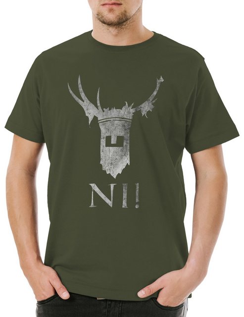 Urban Backwoods Print-Shirt Knights Of Ni Herren T-Shirt Monty Fun Python R günstig online kaufen