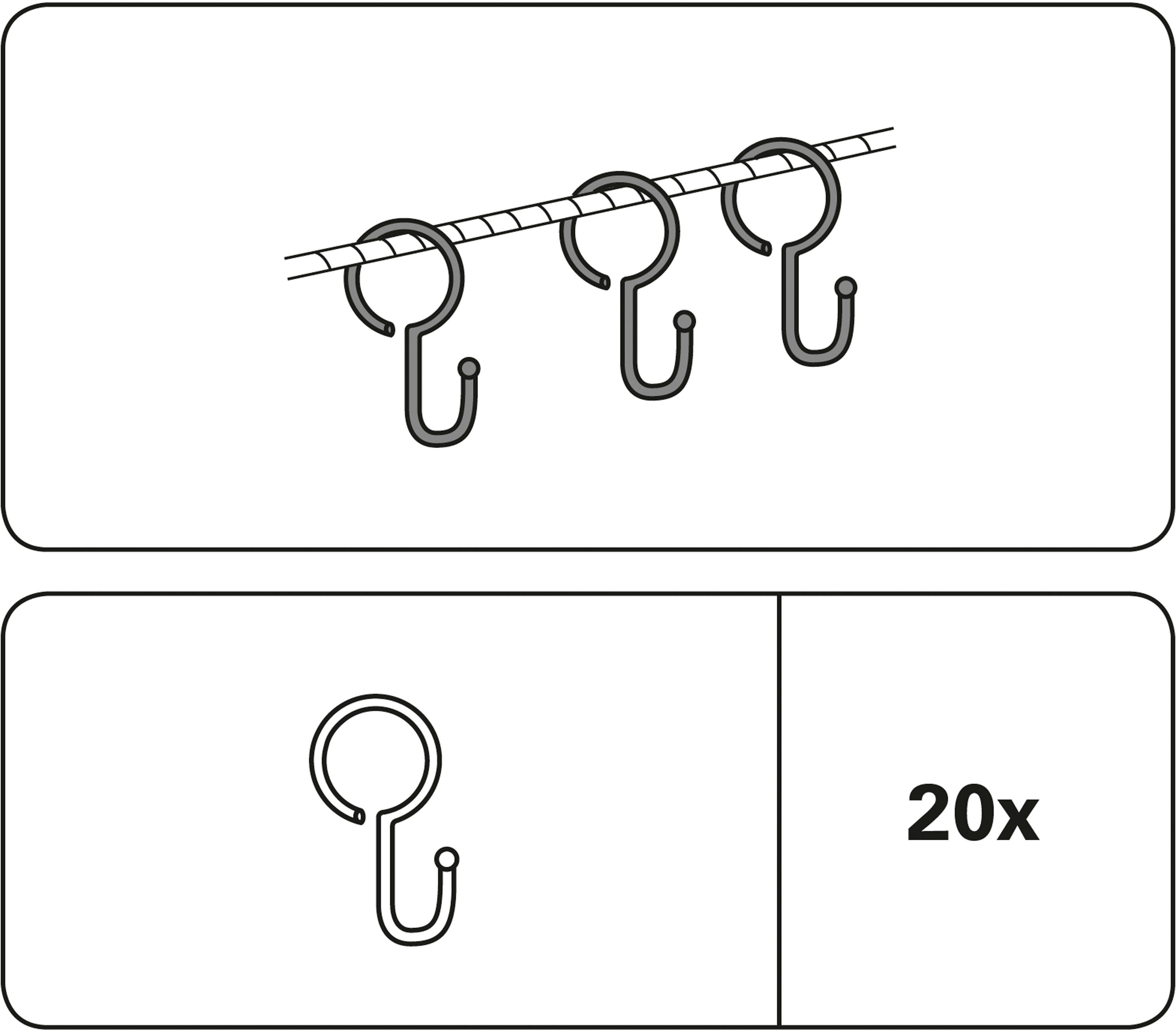 GARDINIA Seilklammern, Seilspanngarnituren, (Set, 20-St), Serie günstig online kaufen