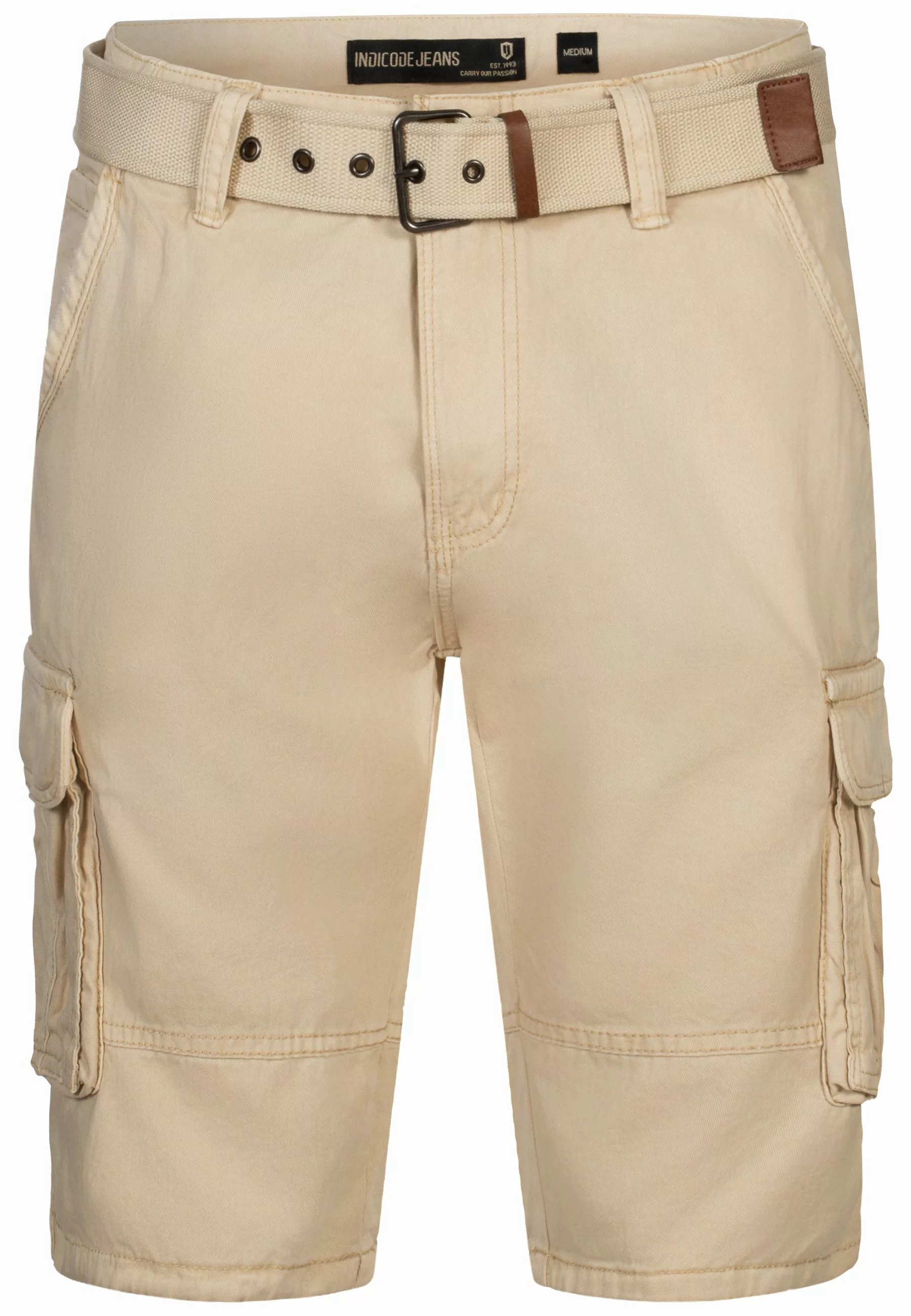 Indicode Cargoshorts Monroe Cargo mit 6 günstig online kaufen