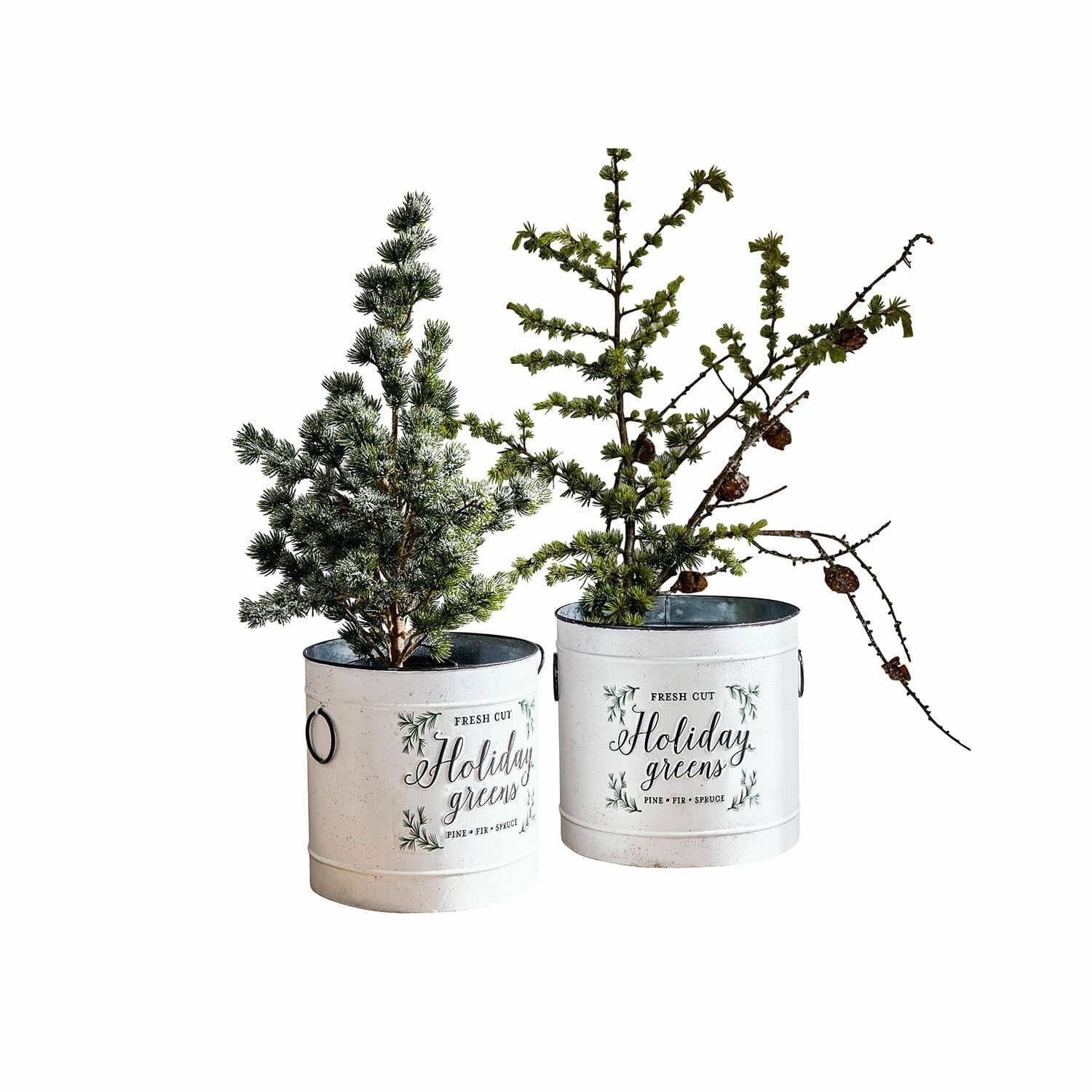 Mirabeau Tischvase Übertopf 2er Set Holiday günstig online kaufen