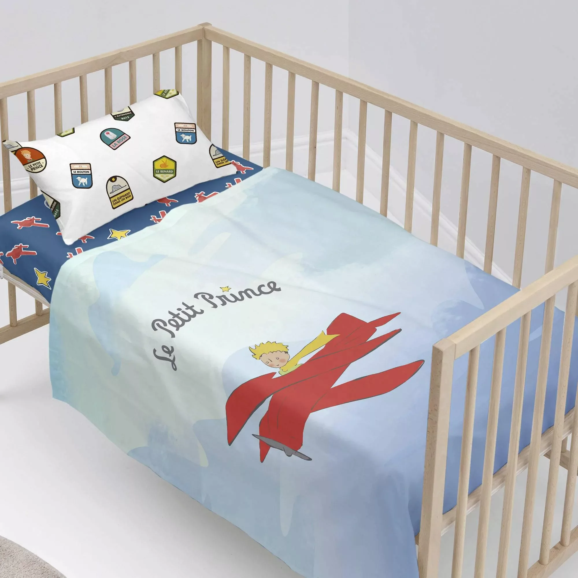 Le Petit Prince | Kinderbettlaken-Set Son Avion günstig online kaufen