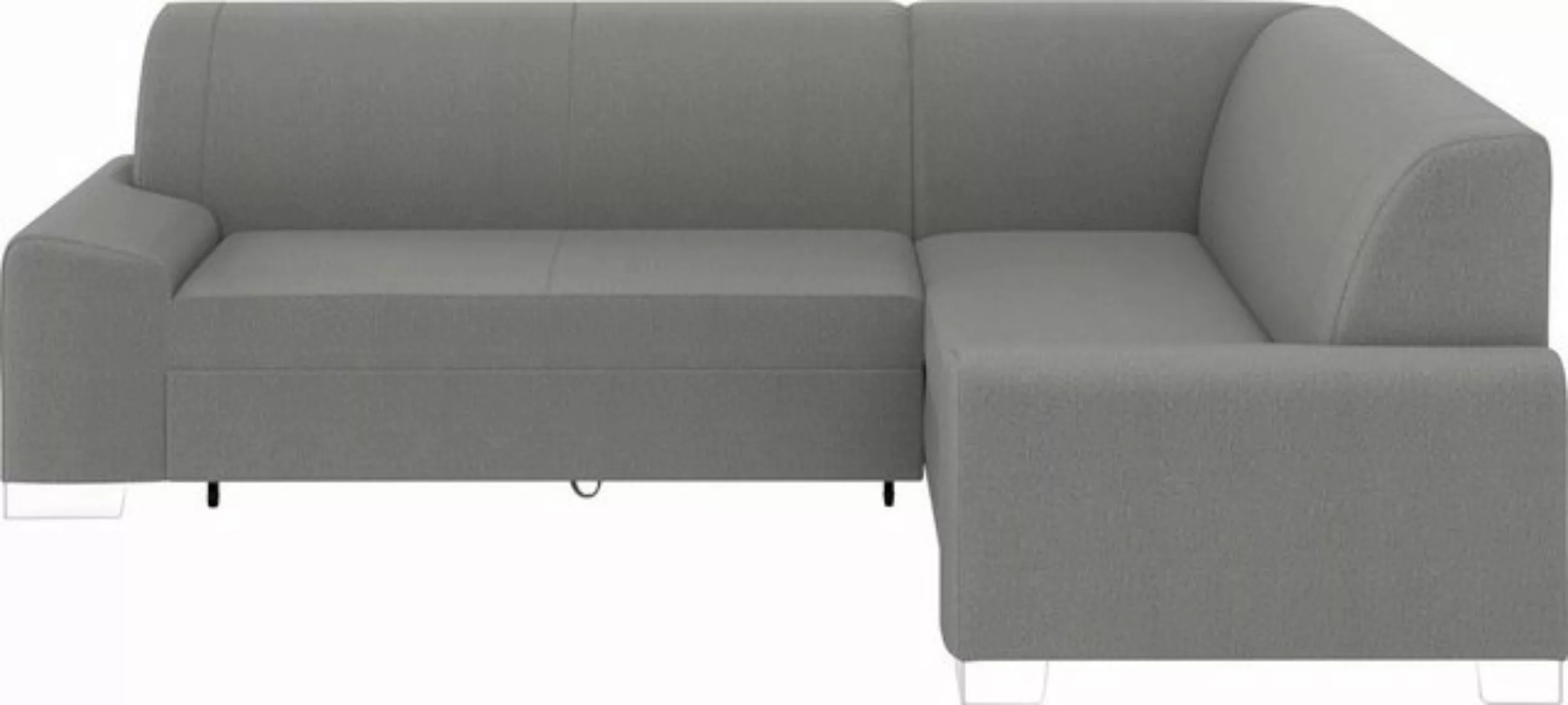 DOMO collection Ecksofa "Anzio L-Form", Wahlweise mit Bettfunktion und Fede günstig online kaufen