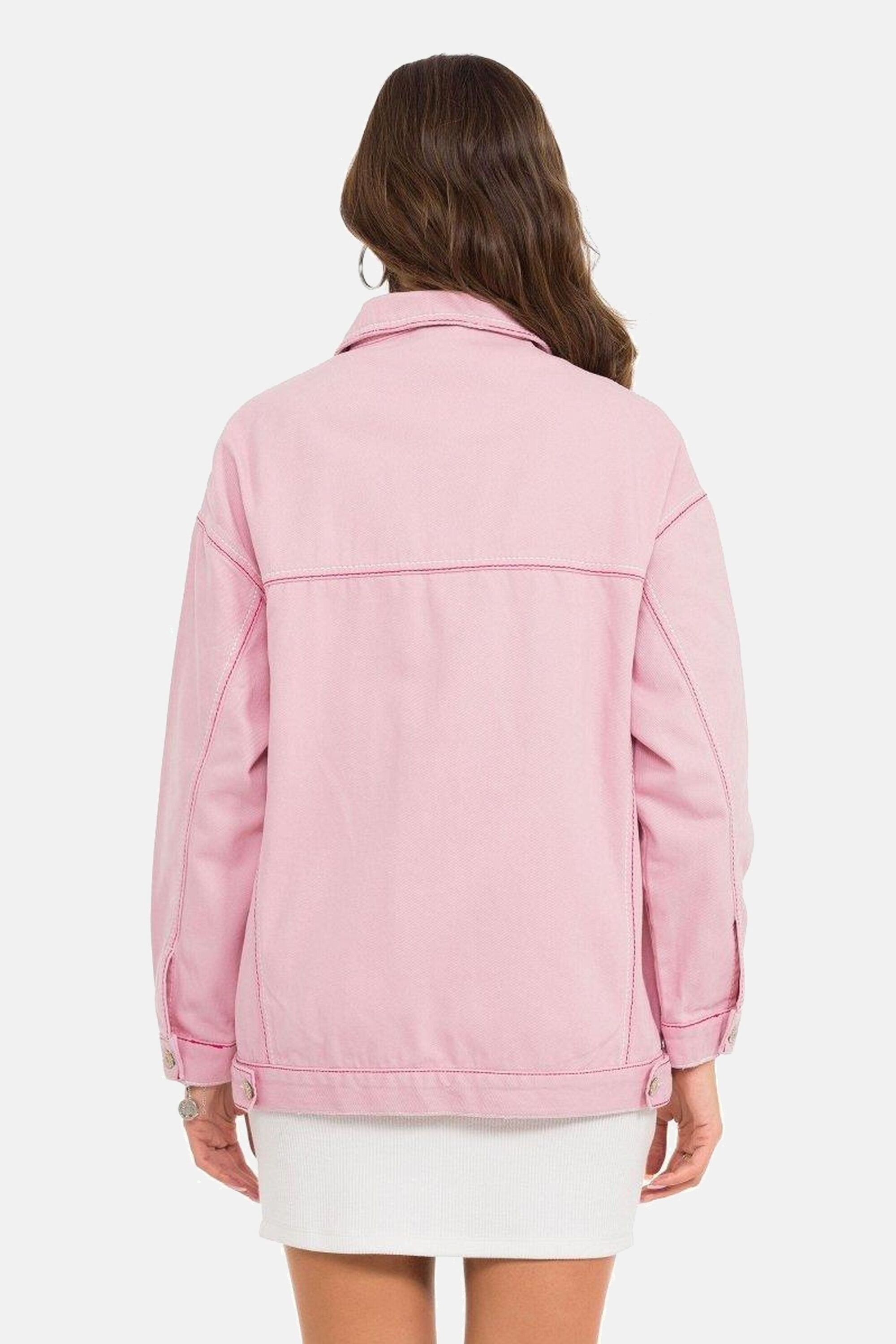 Cipo & Baxx Jeansjacke "Jeansjacke", ohne Kapuze, Mit praktischen Brusttasc günstig online kaufen