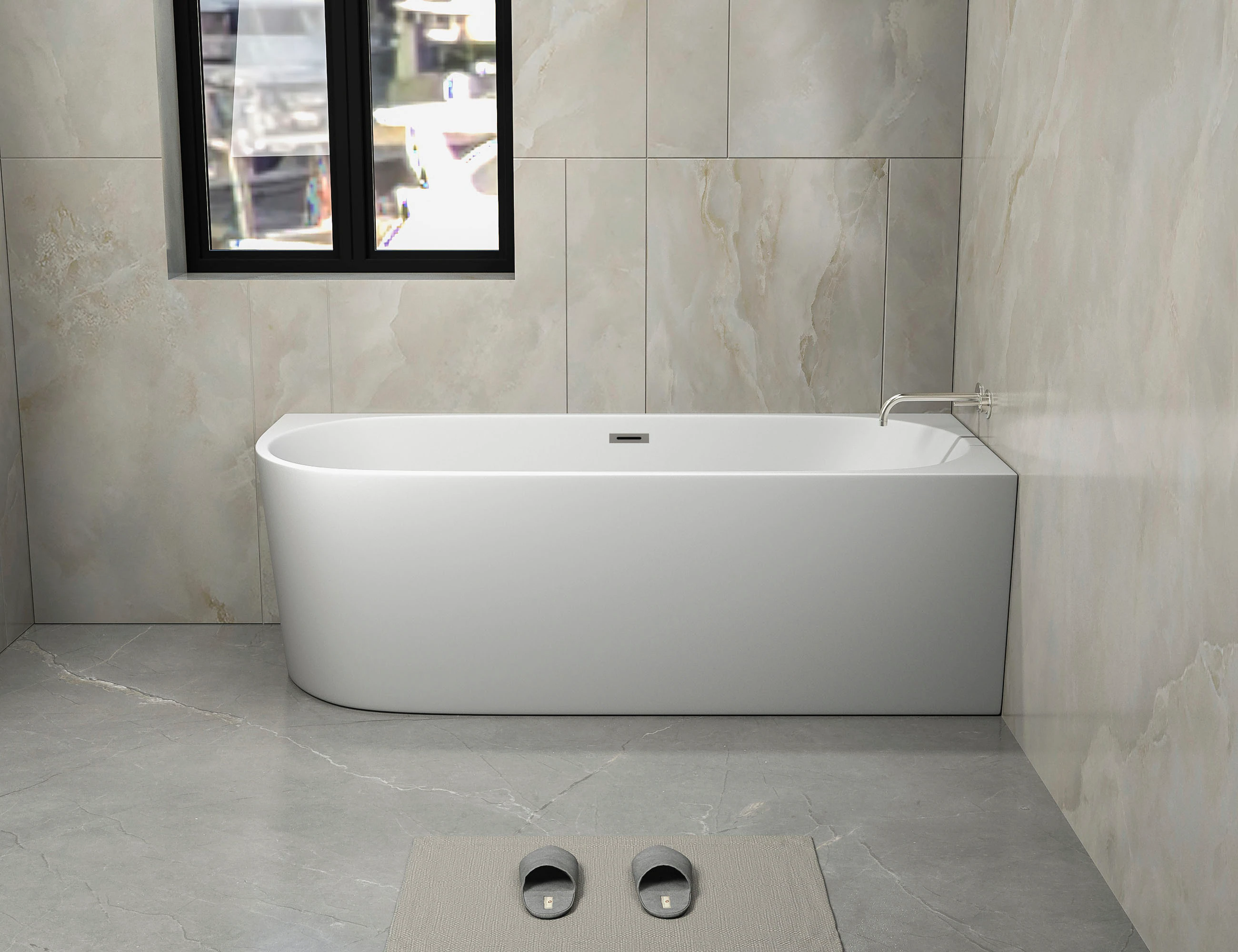 Sanotechnik Badewanne PORTO, 170x75x56 cm günstig online kaufen