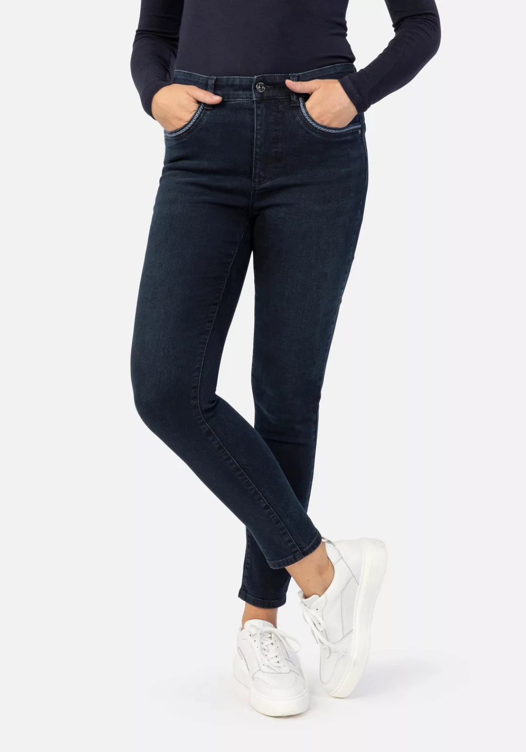 STOOKER WOMEN 5-Pocket-Jeans "Rio Fexxi Move Denim Skinny Fit", Skinny Fit günstig online kaufen