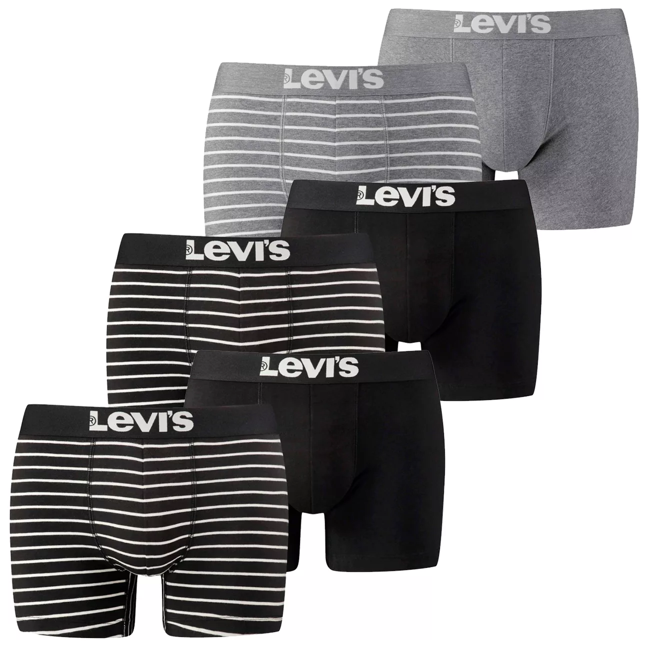 Levis Herren Boxershort Men Vintage Stripe YD Boxer 4er 6er 8er Multipack günstig online kaufen