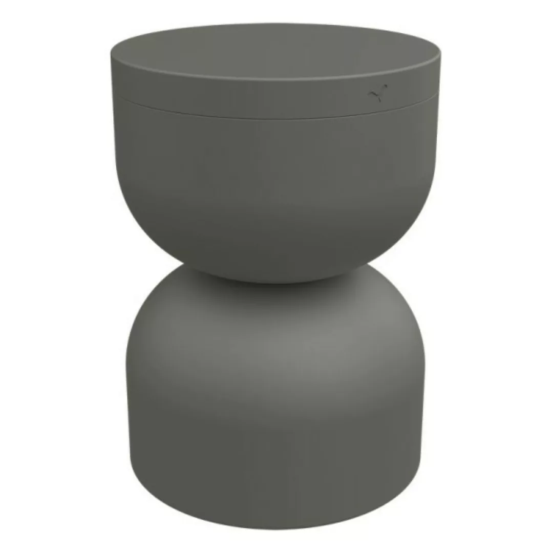 Hocker Piapolo metall grün / Staufach - Fermob - Grün günstig online kaufen