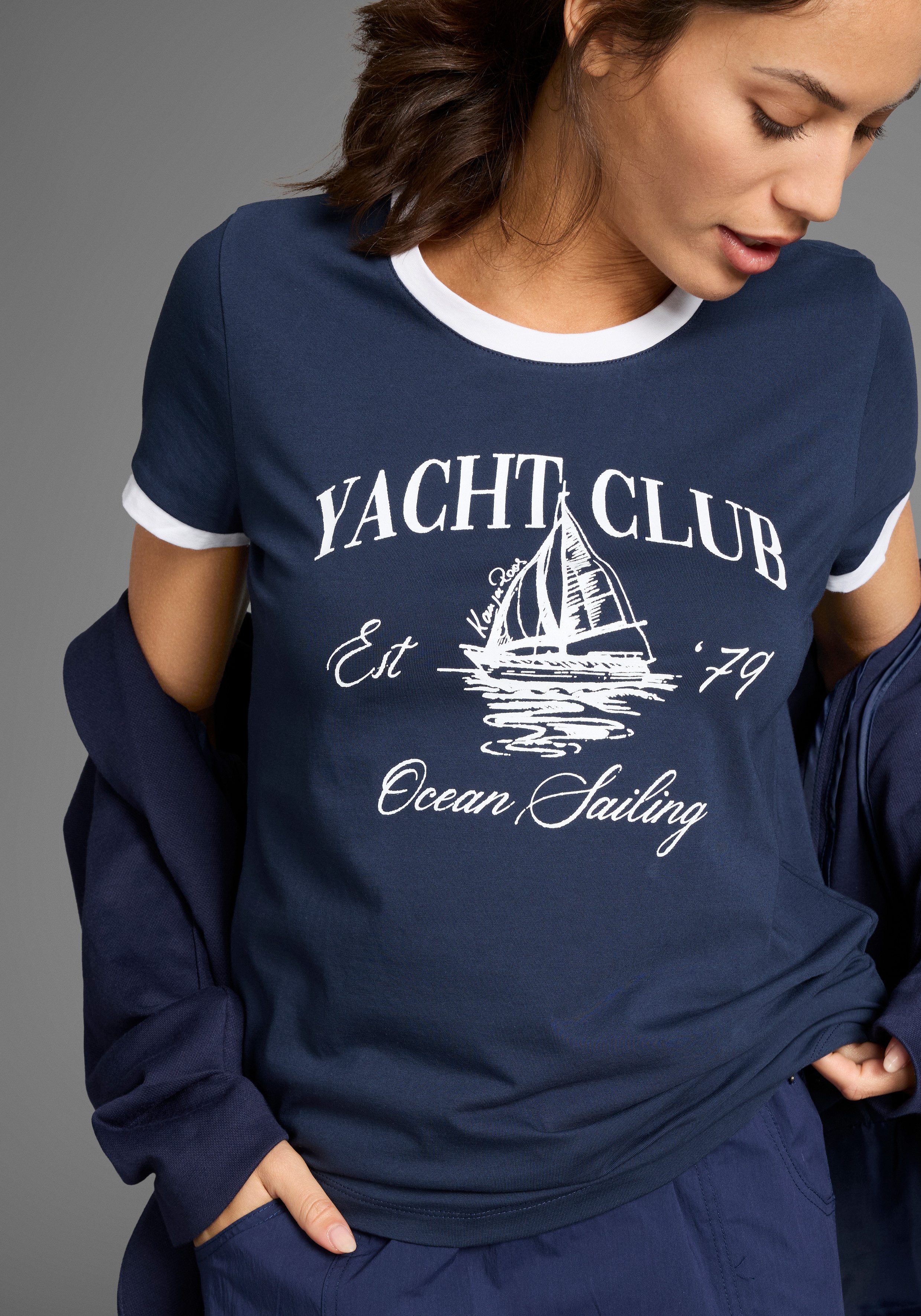 KangaROOS T-Shirt mit maritimen Print und günstig online kaufen