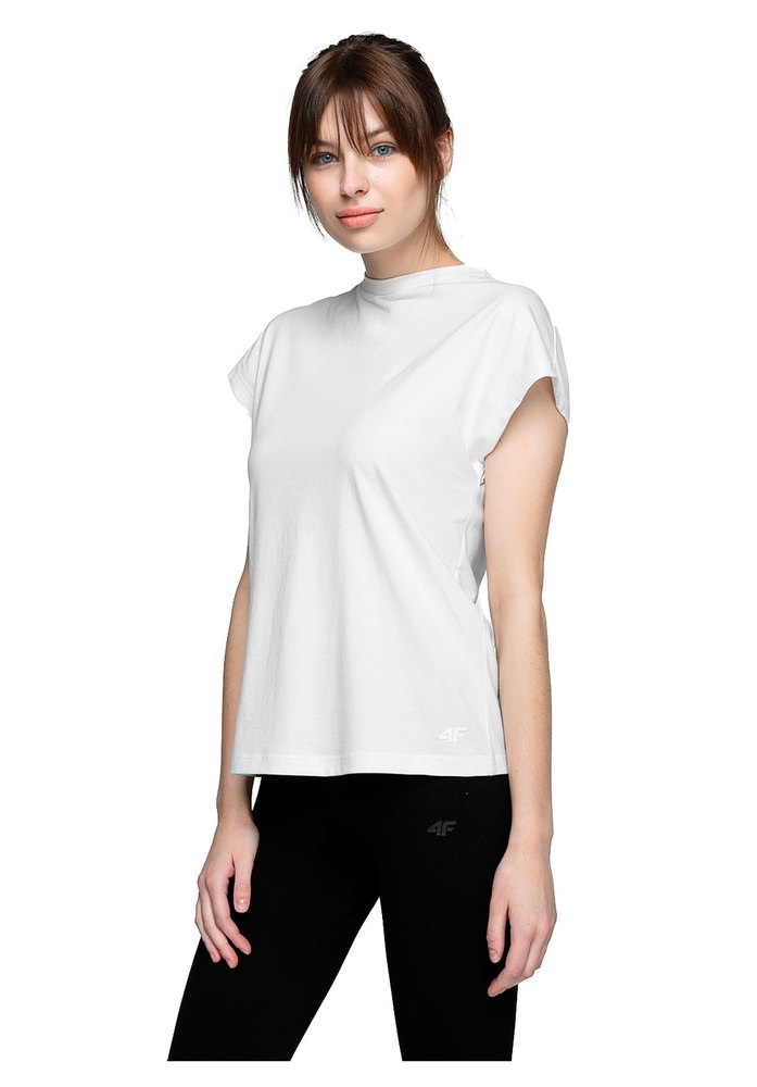 4f Kurzärmeliges T-shirt XL White günstig online kaufen