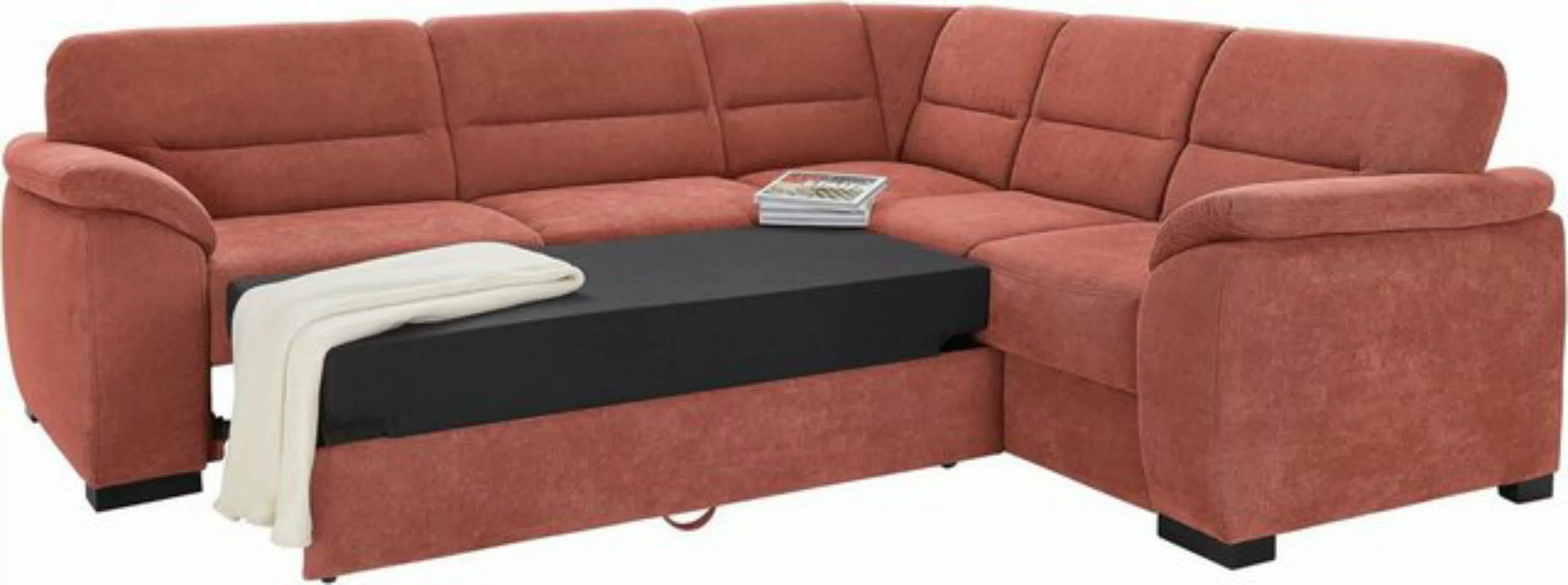 sit&more Ecksofa »Montego L-Form«, wahlweise mit Bettfunktion und Schubkast günstig online kaufen