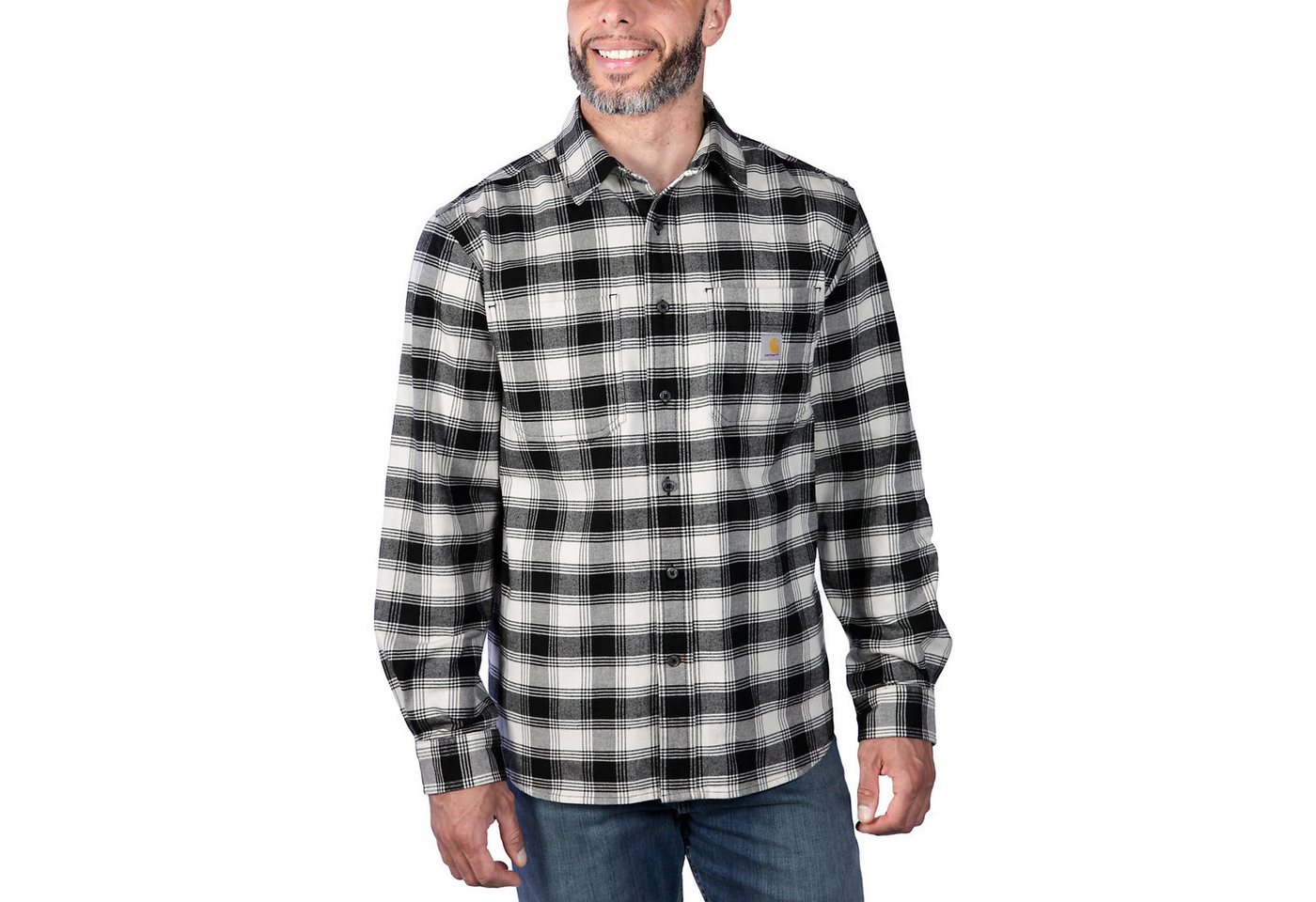 Carhartt Flanellhemd Plaid Shirt mit Brusttaschen günstig online kaufen