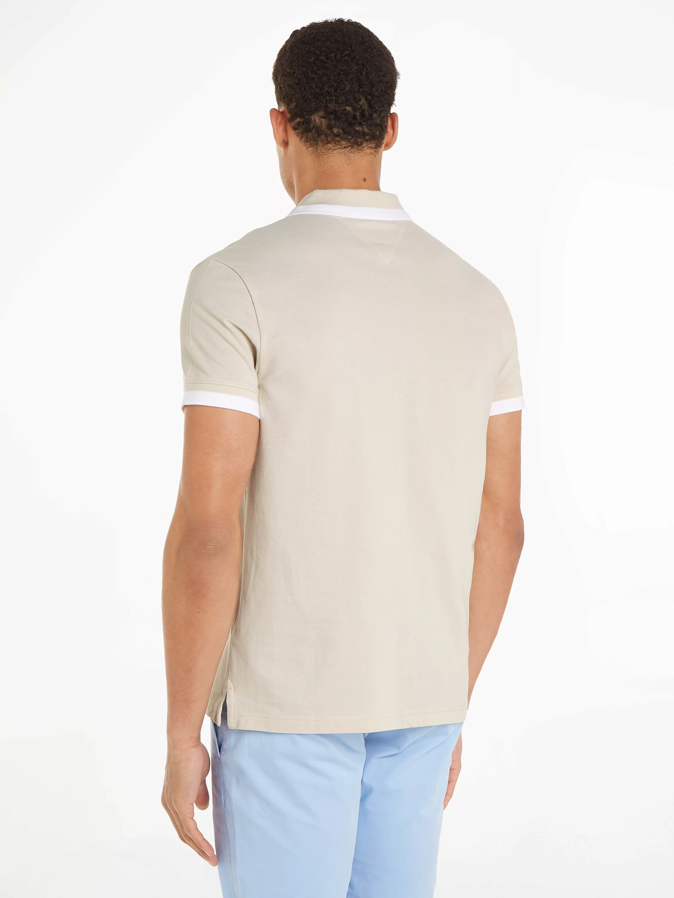 Tommy Jeans Poloshirt TJM REG SOLID TIPPED POLO mit Polokragen günstig online kaufen