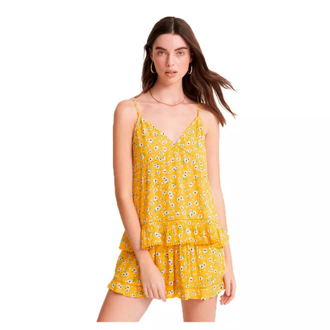 Superdry Summer Lace Cami XS Yellow Floral günstig online kaufen