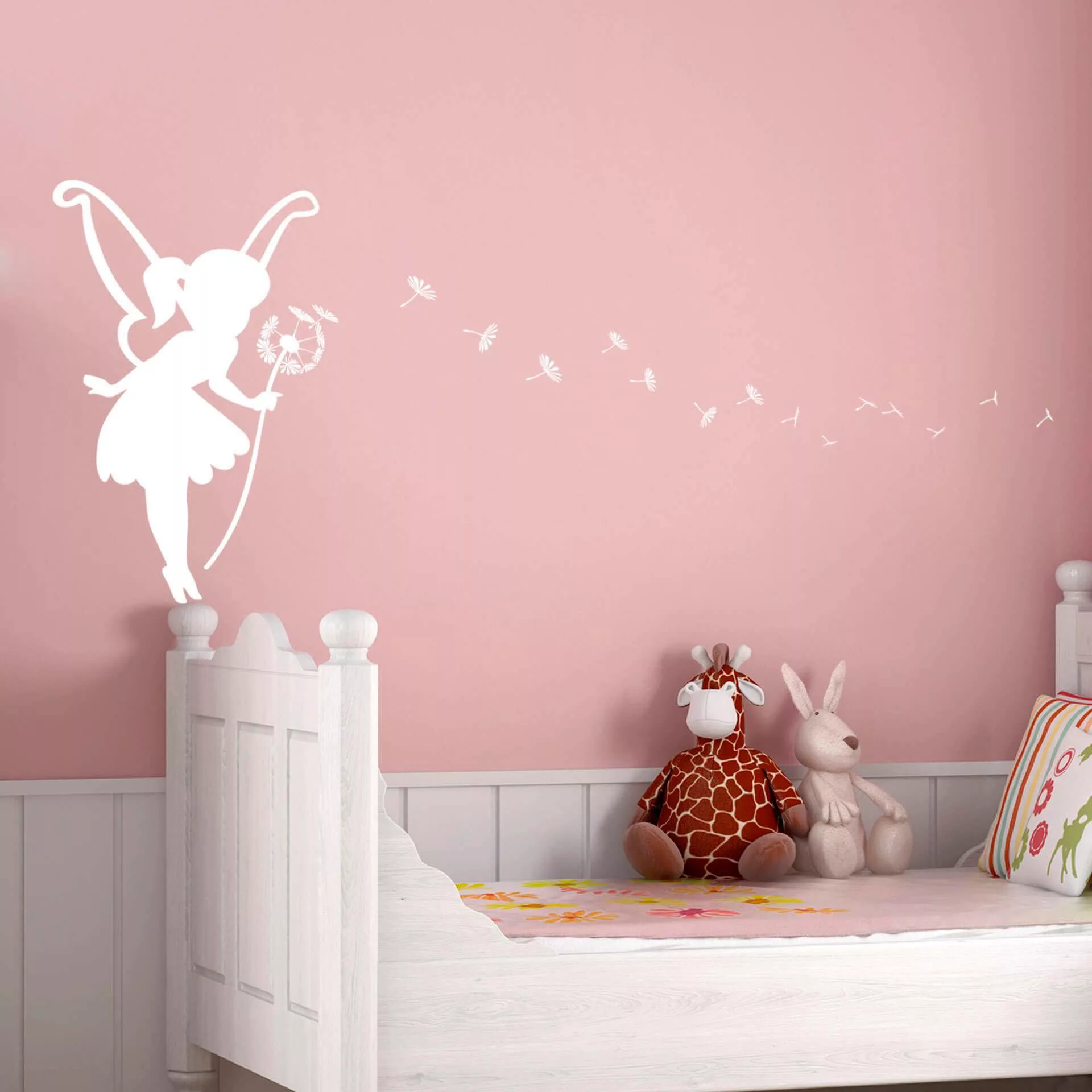 Wall-Art Wandtattoo "Wünsch dir was Pusteblumen Fee", selbstklebend, entfer günstig online kaufen