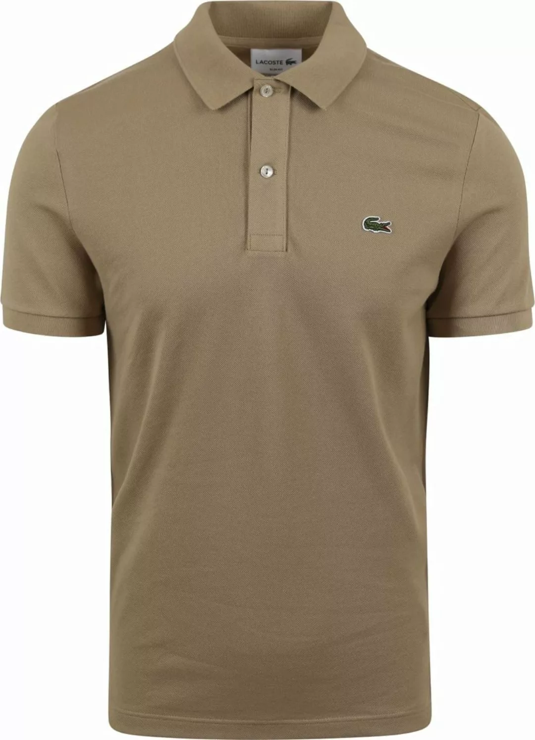 Lacoste Poloshirt Pique Beige - Größe M günstig online kaufen