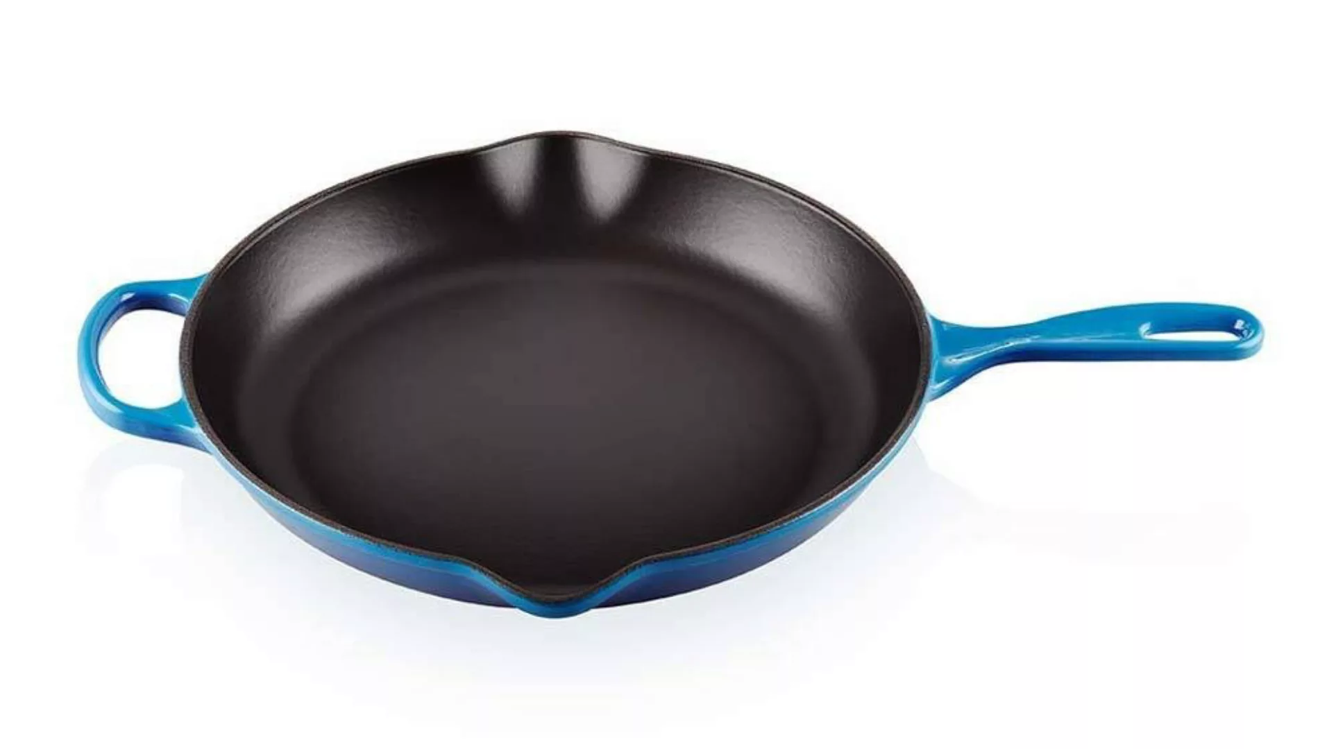 Le Creuset Brat- und Servierpfanne Gusseisen Azure Blau 20 cm günstig online kaufen