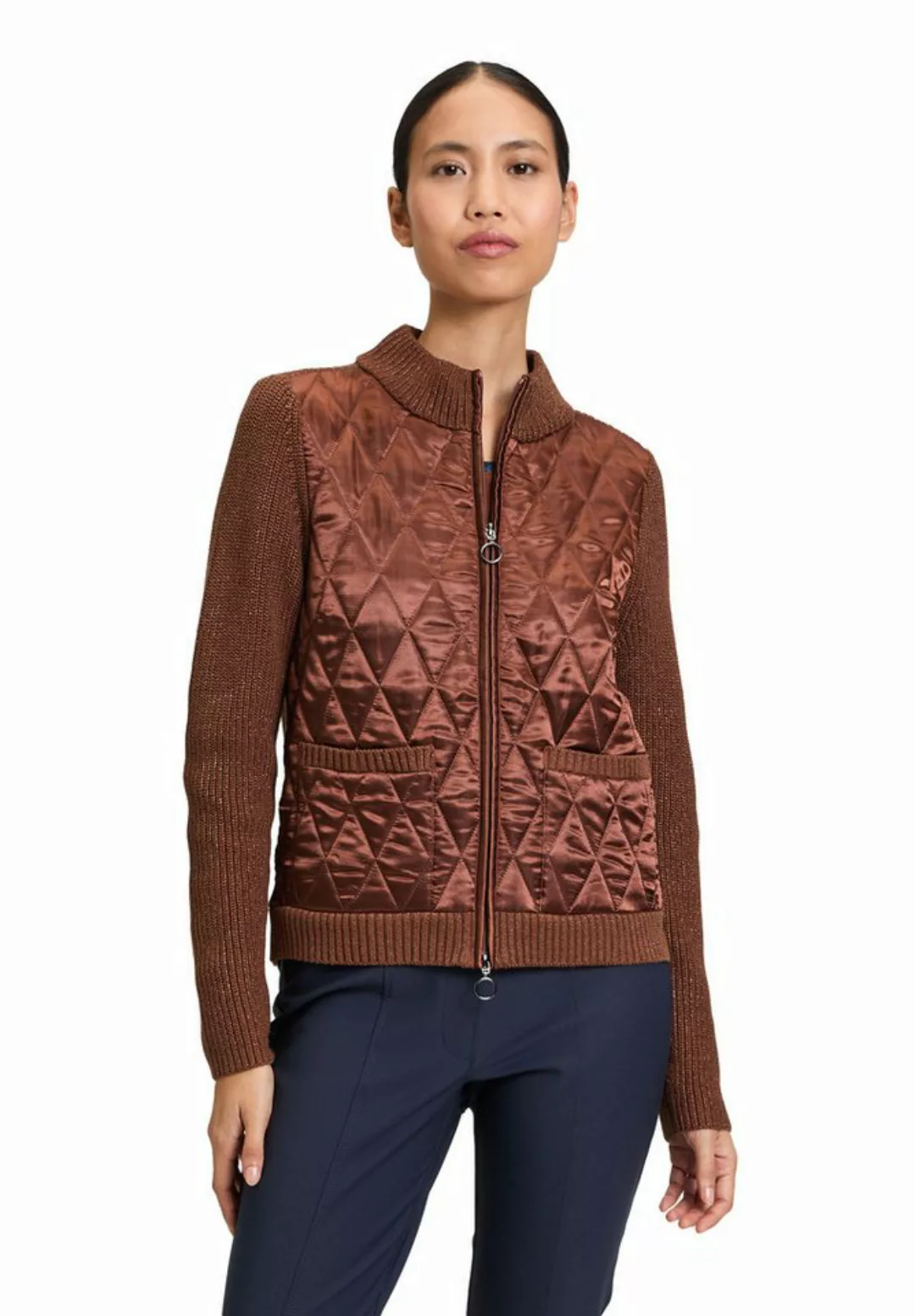 Betty Barclay Strickjacke Betty Barclay Strickweste mit Reißverschluss (1-t günstig online kaufen