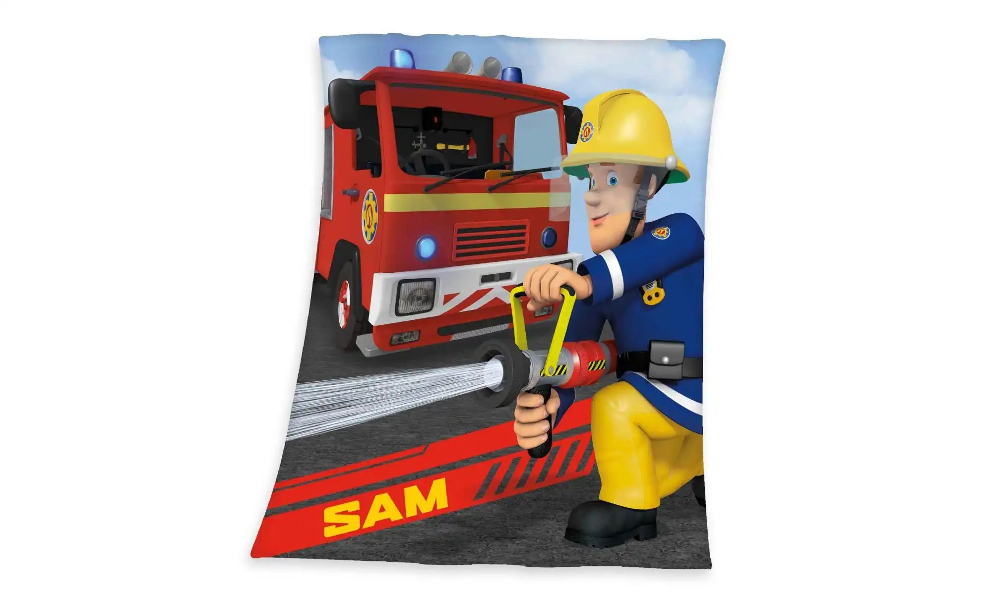 Babydecke Feuerwehrmann Sam Fleecedecke Gr. 130x160 günstig online kaufen
