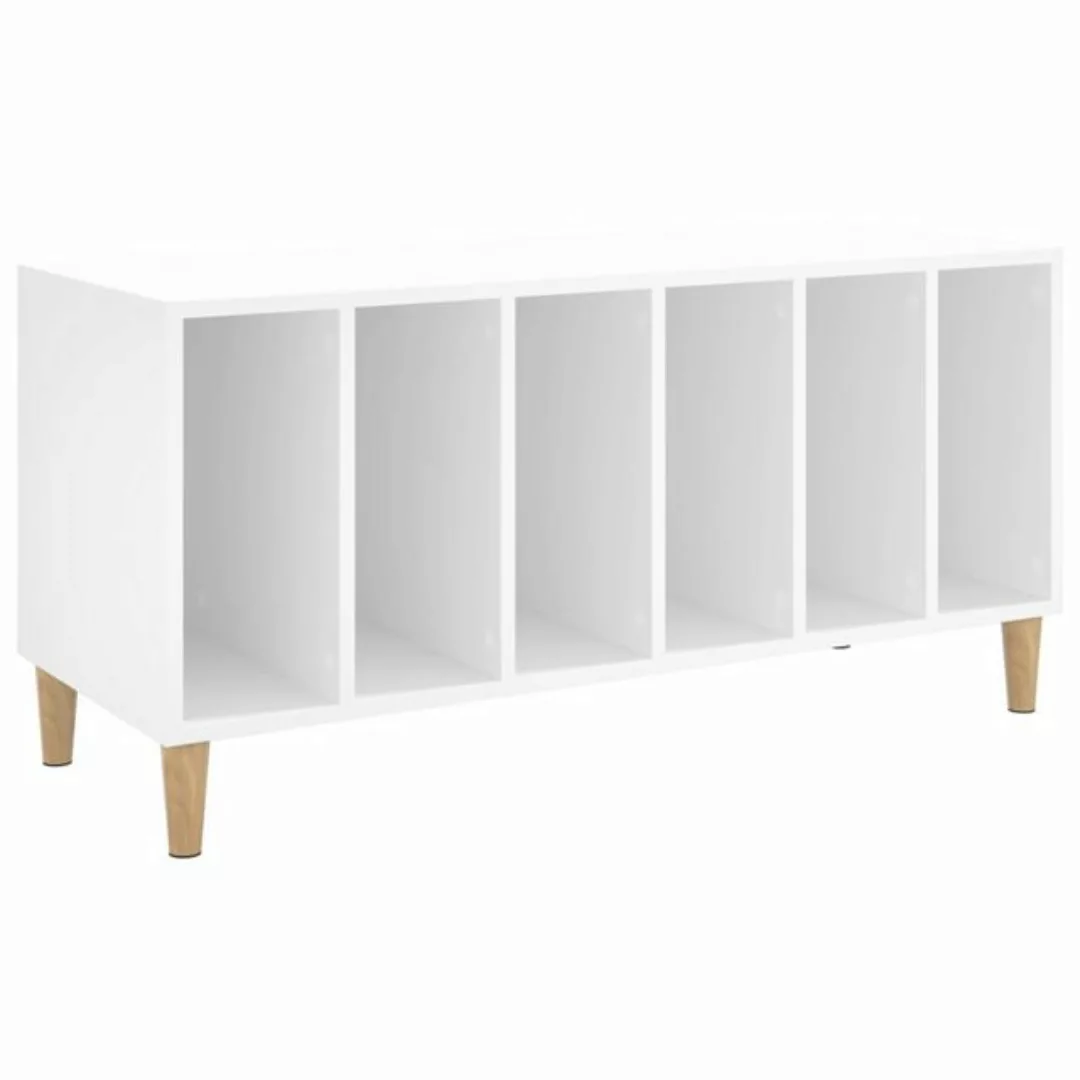 vidaXL Beistellschrank Plattenschrank Weiß 100x38x48 cm Holzwerkstoff günstig online kaufen