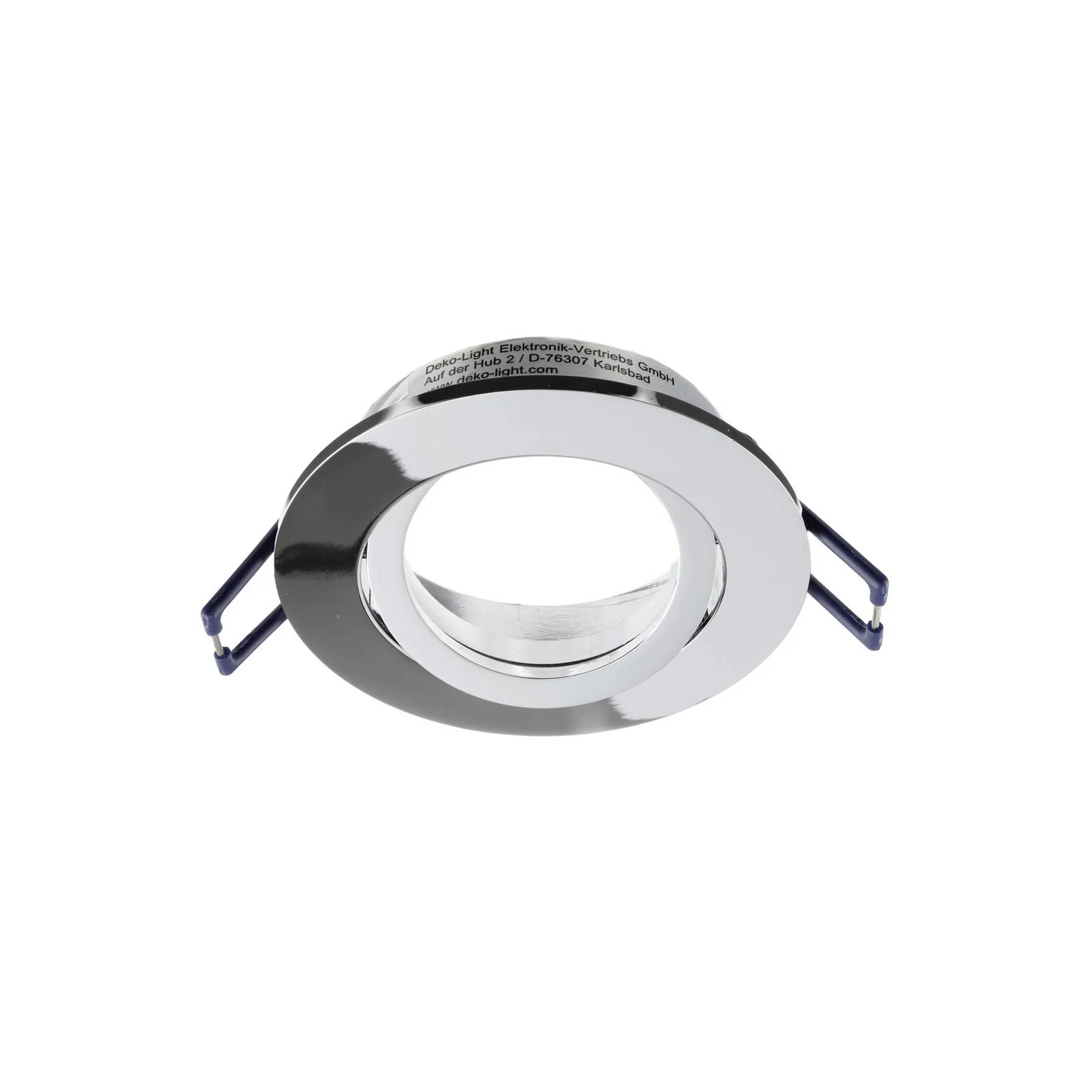Deckeneinbauleuchte Samsola, silber glänzend, Ø 8 cm, Metall günstig online kaufen