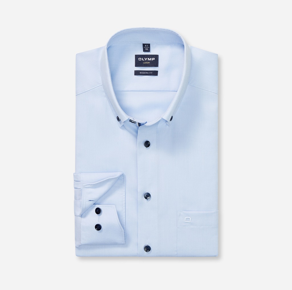 OLYMP Langarmhemd "Luxor", modern fit, Businesshemd, Button-down-Kragen günstig online kaufen