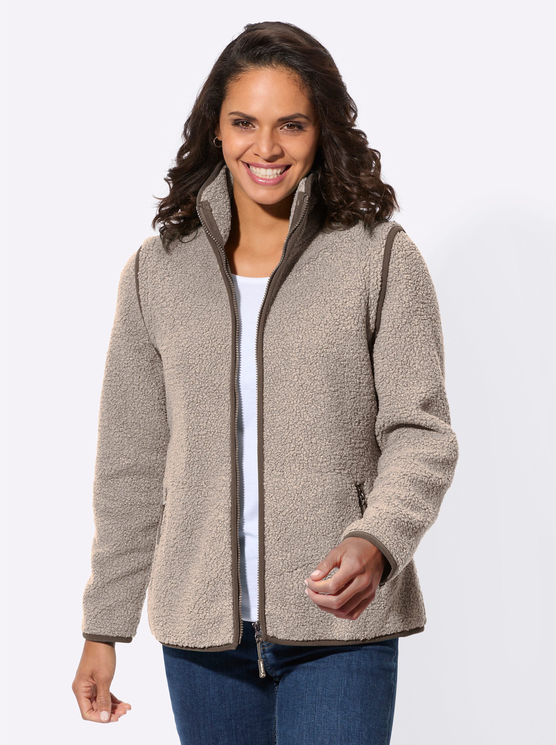 Casual Looks Fleecejacke günstig online kaufen