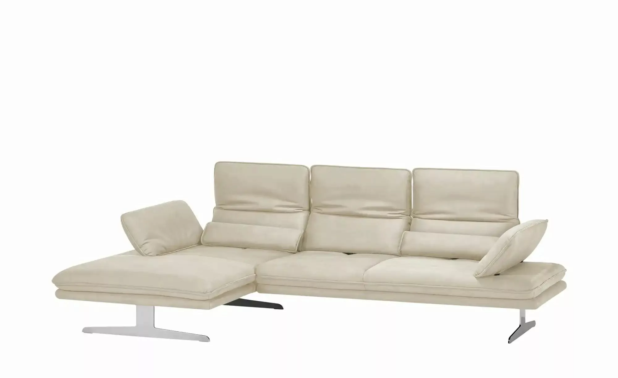 W.SCHILLIG Ecksofa aus Mikrofaser Broadway ¦ beige ¦ Maße (cm): B: 291 H: 9 günstig online kaufen