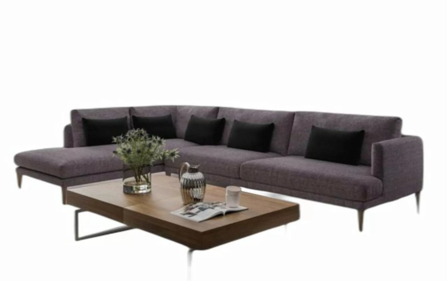 Xlmoebel Ecksofa L-förmige Wohnlandschaft Sofas Moderne Textilmöbel, 1 Teil günstig online kaufen